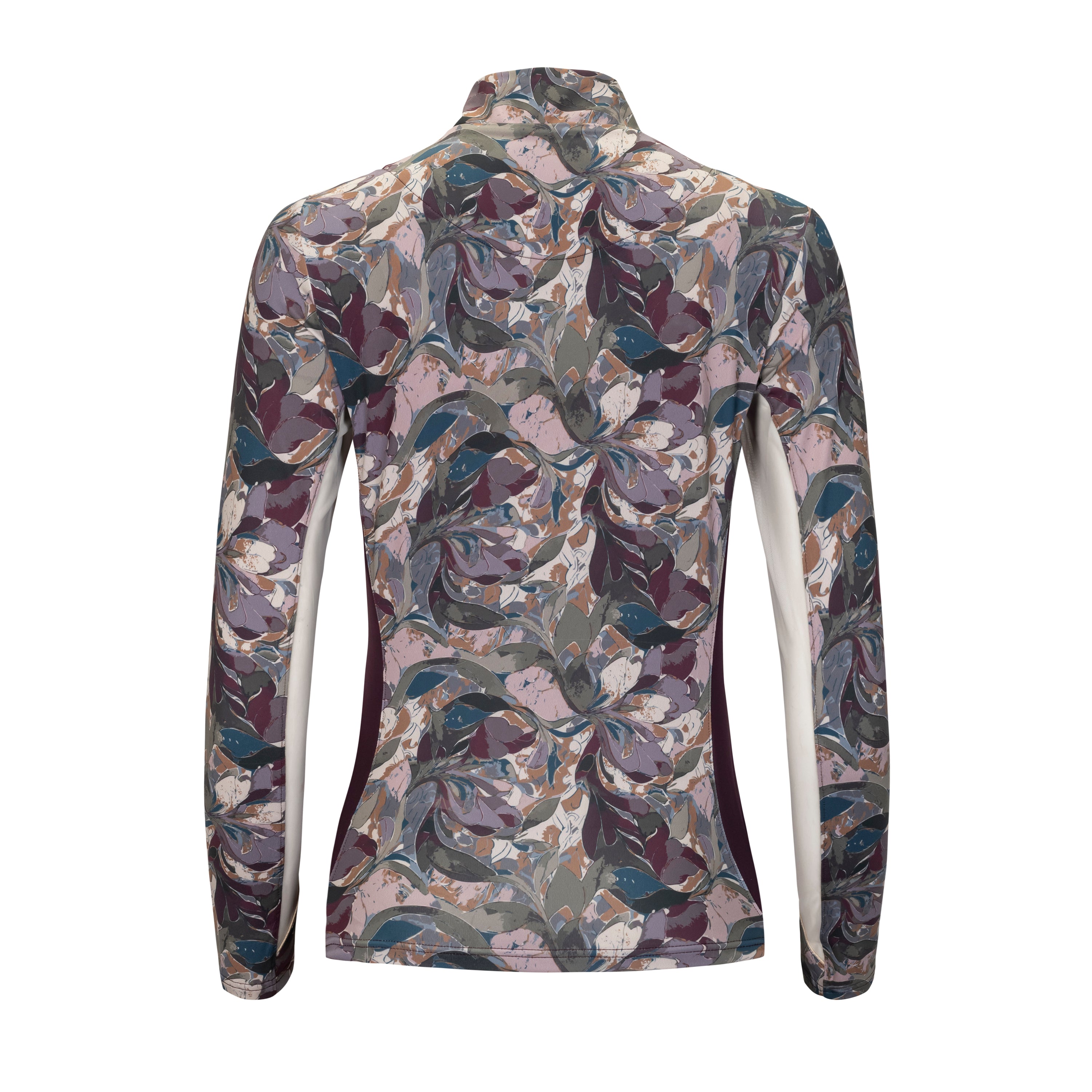 Botanique, Wine Sun Shirt w/mesh