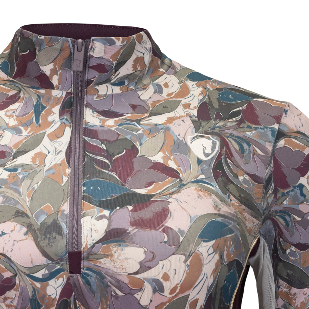 Botanique, Wine Sun Shirt w/mesh