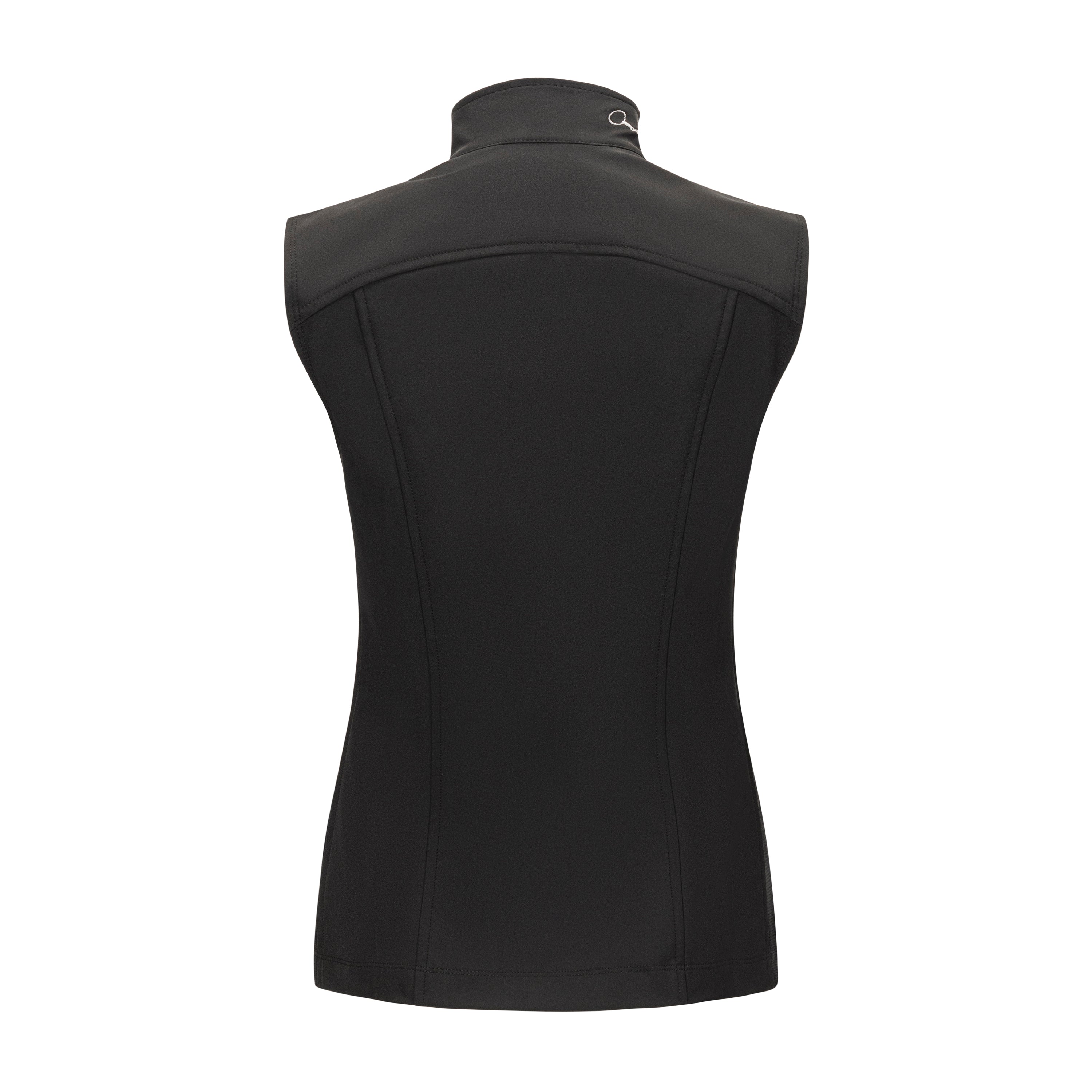 Modern 3 Bit Vest, Black w/ Silver