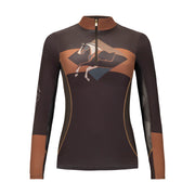 J. Robbins - Equis/Diamond, Chocolate Sun Shirt w/MESH