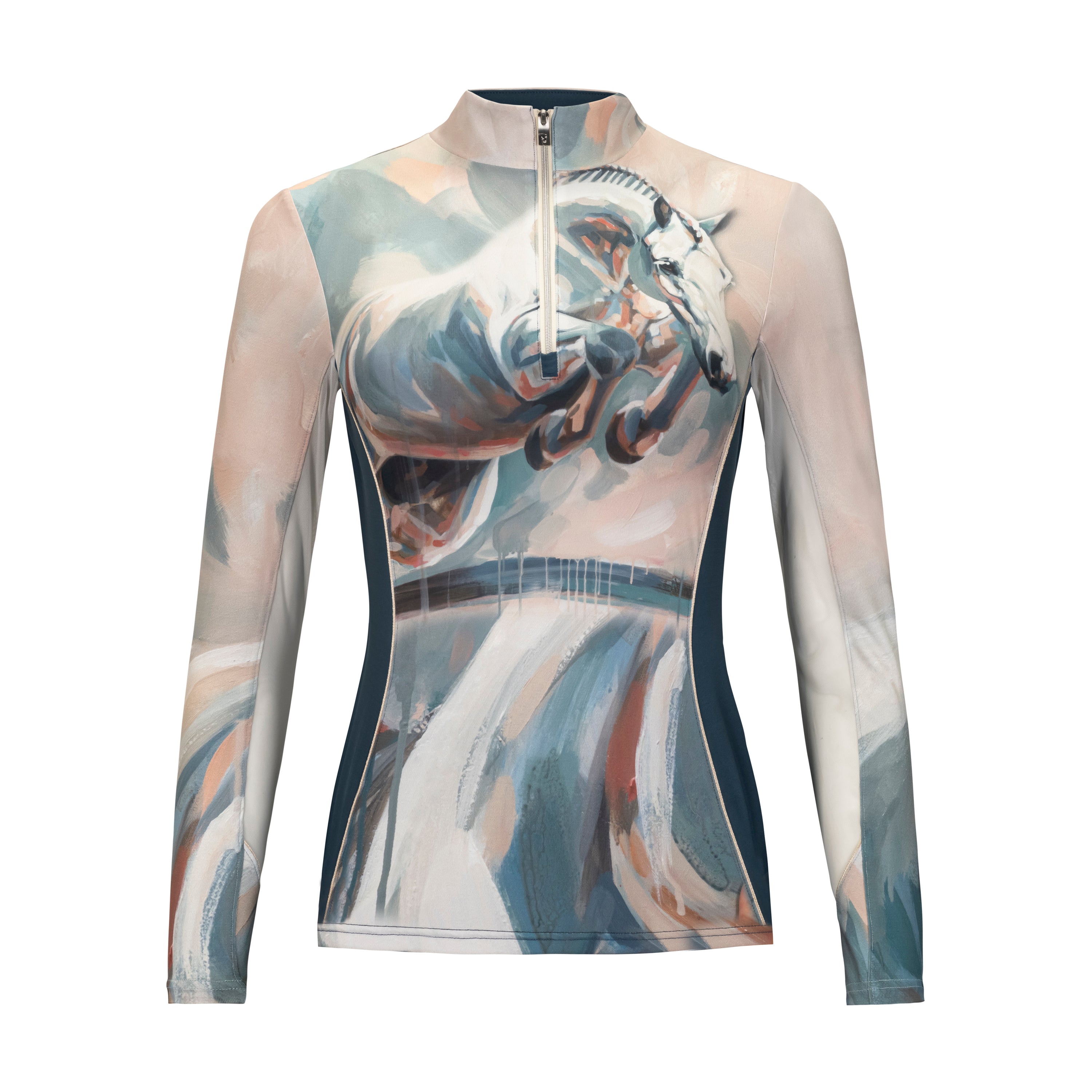 Elise Genest, Jumper Sun Shirt w/mesh