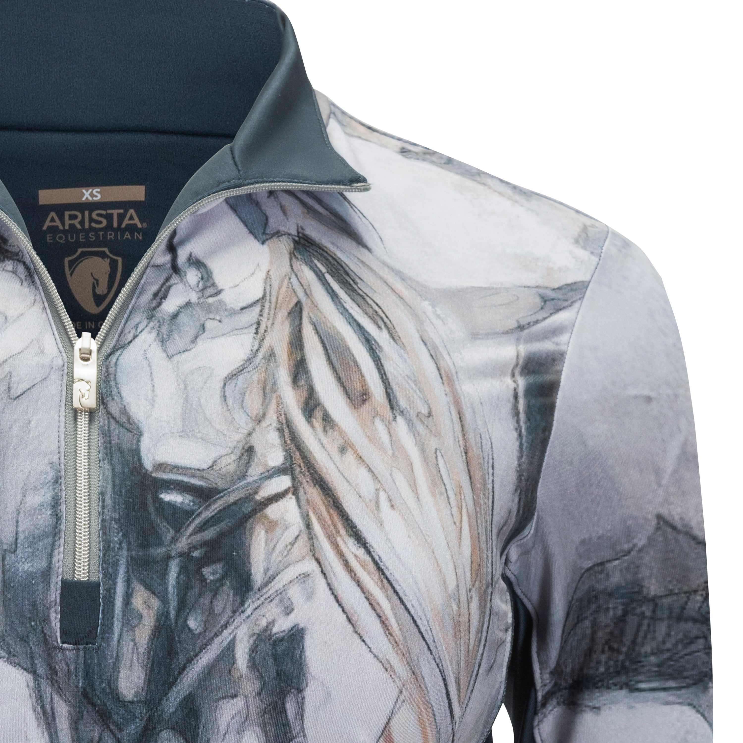 Elise Genest "GREY" Sun Shirt w/ MESH