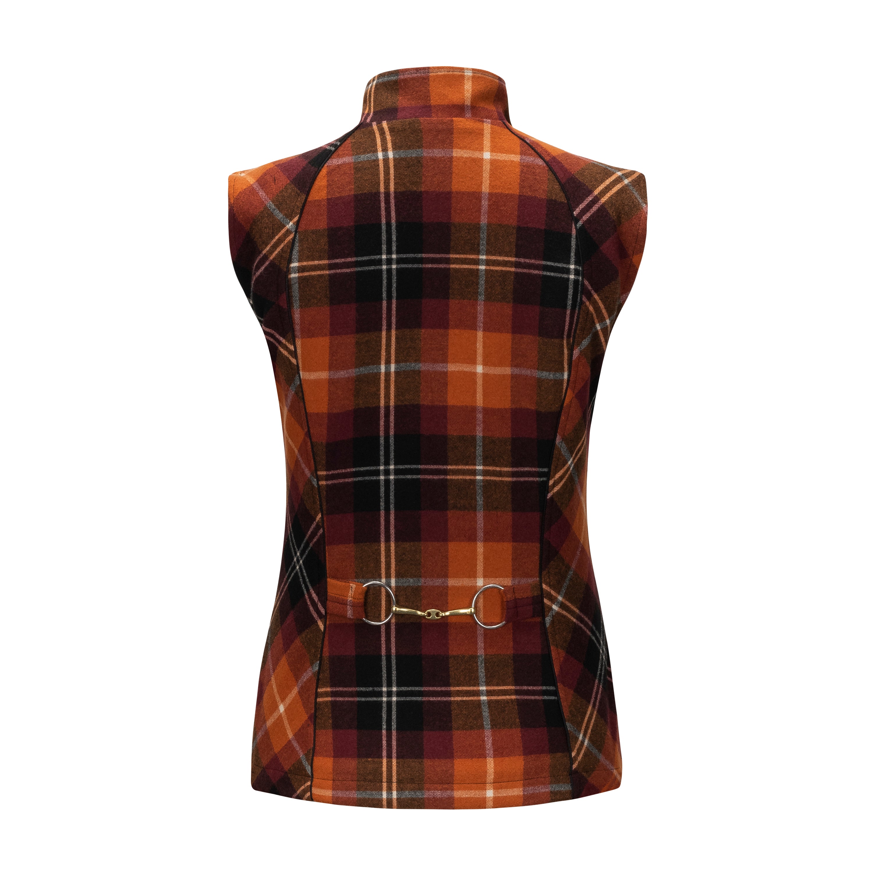 Heritage Washable Wool Plaid Vest, Spice Plaid