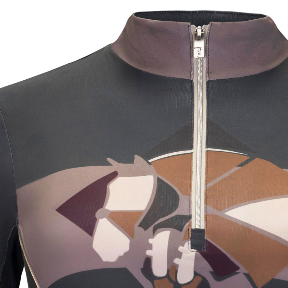 J. Robbins - Jumper/Diamond, Charcoal Sun Shirt w/MESH