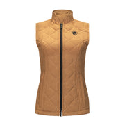 Quilted Iconic Bit Vest, Amber