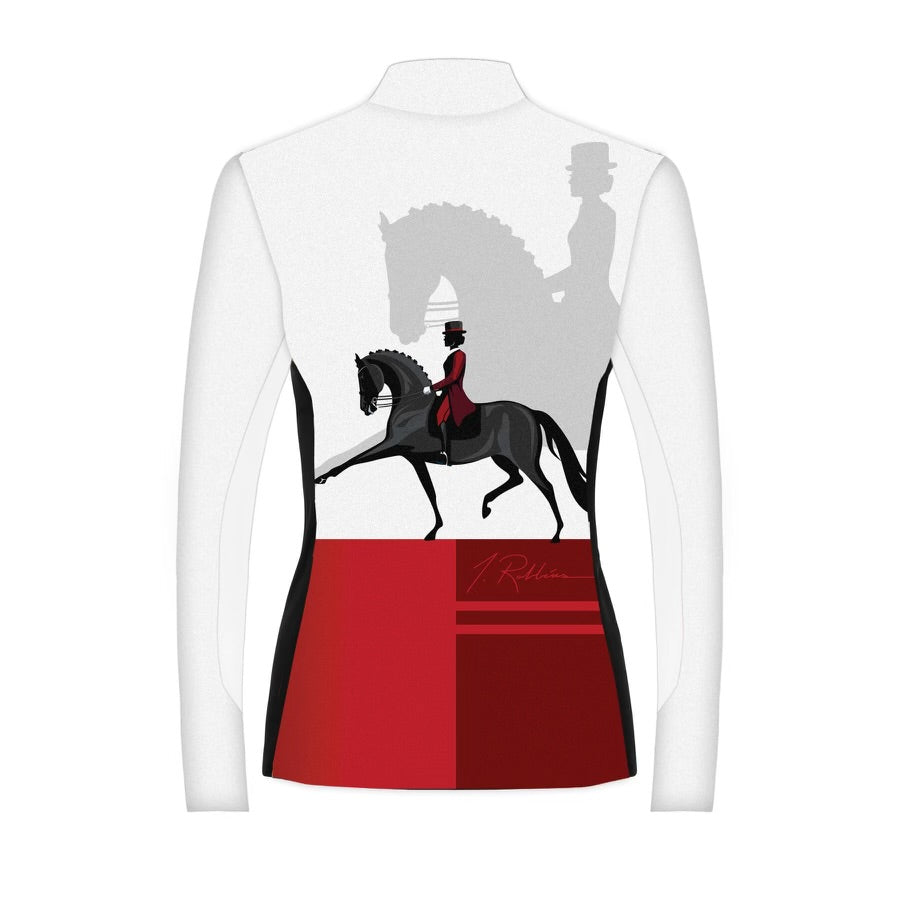 J. Robbins - DEVON on White Sun Shirt w/MESH