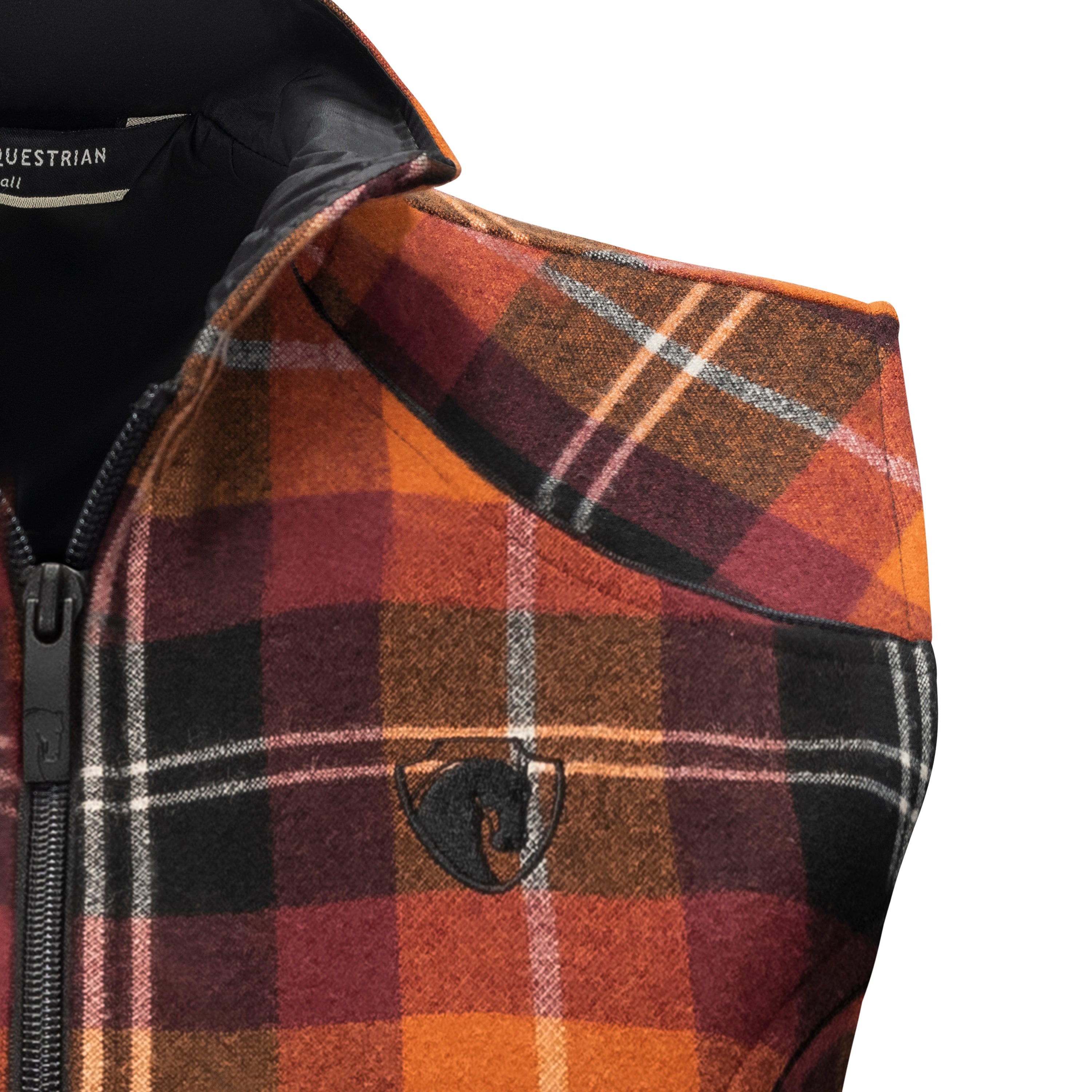 Stylish and Practical Heritage Plaid Vests by Arista Equestrian