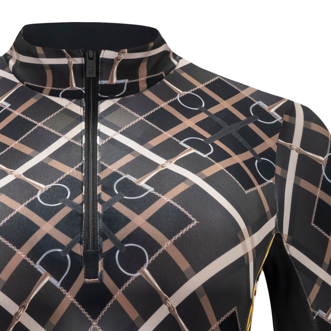 Bits n' Bars, Black Sun Shirt w/Mesh