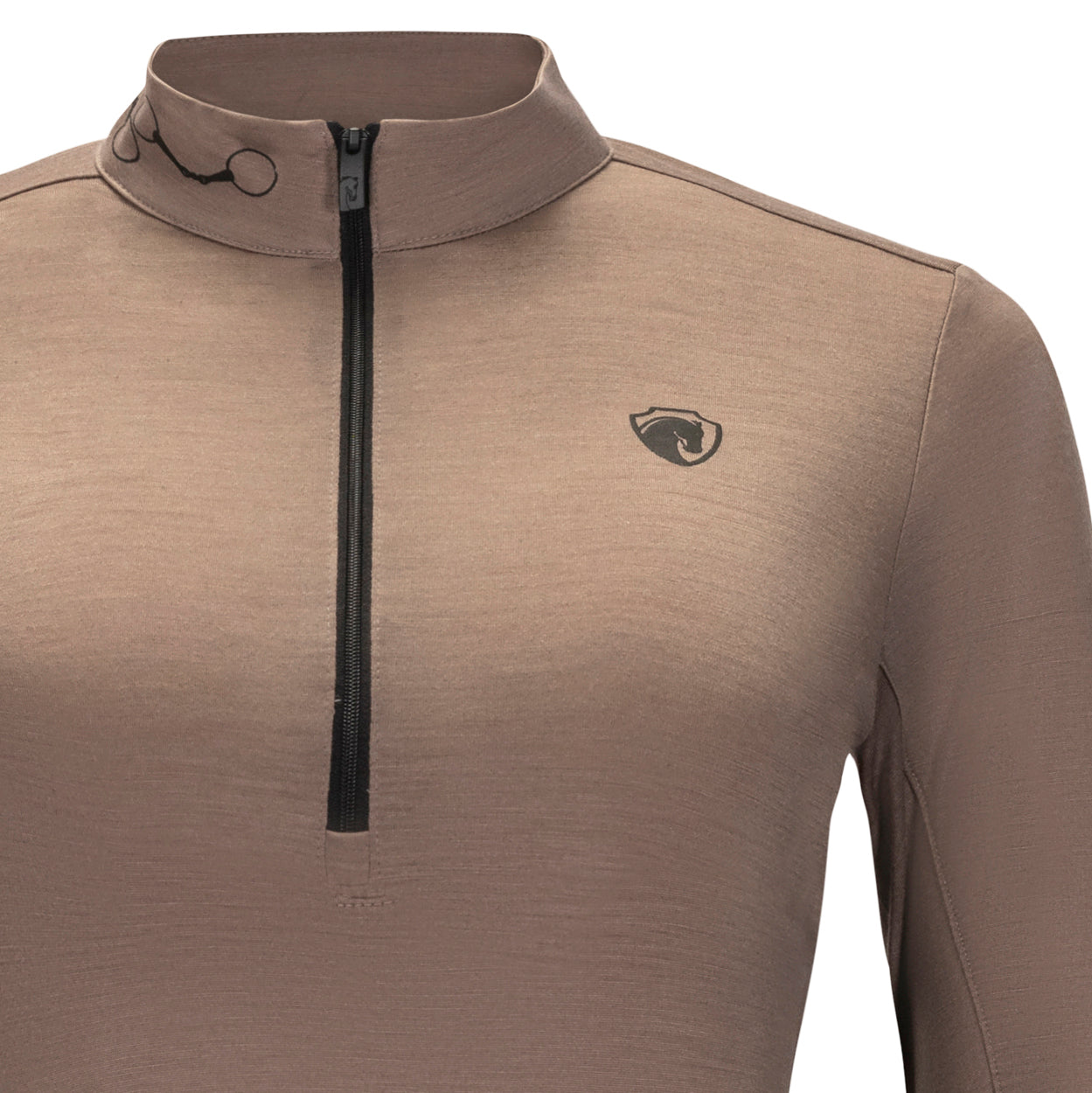 Superfine Merino Quarter Zip, Fungi