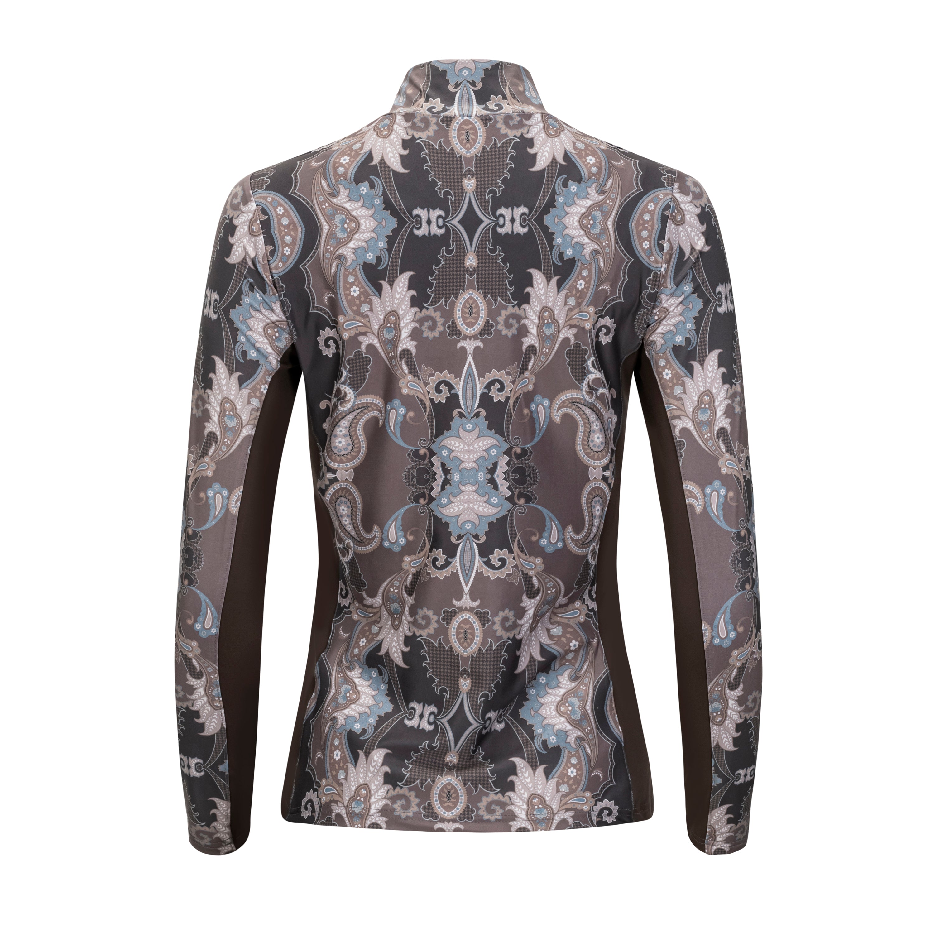 Houndstooth Paisley, Mulch Sun Shirt