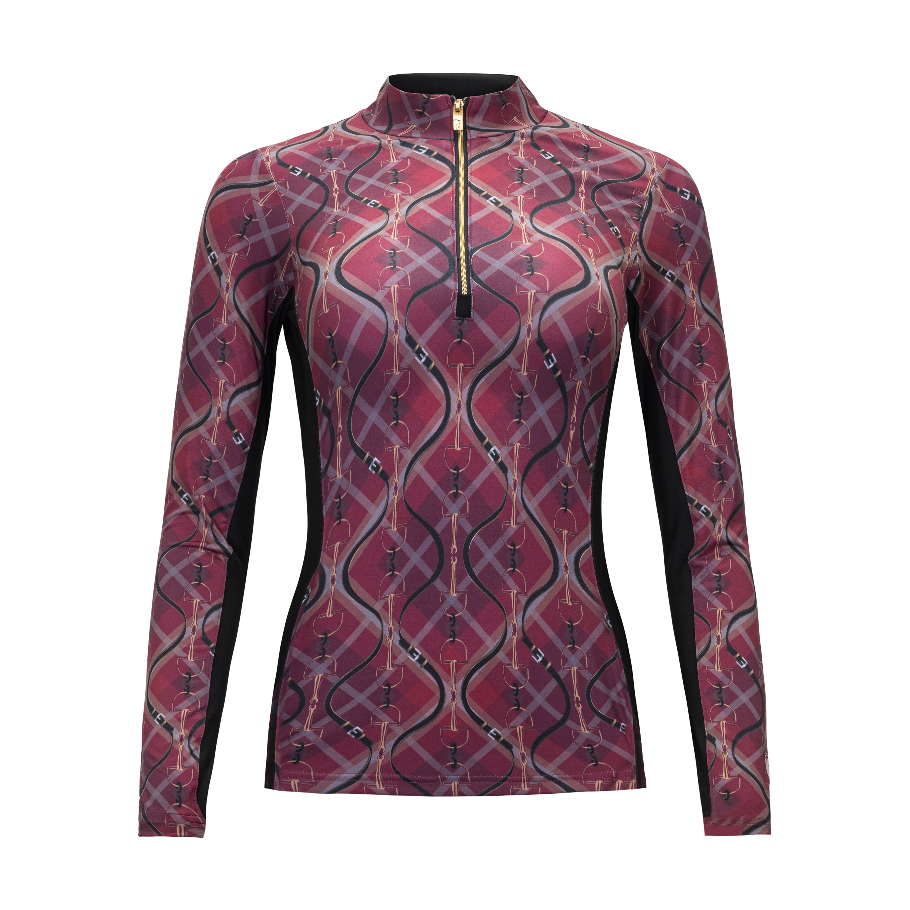 Eq Plaid, Garnet Sun Shirt