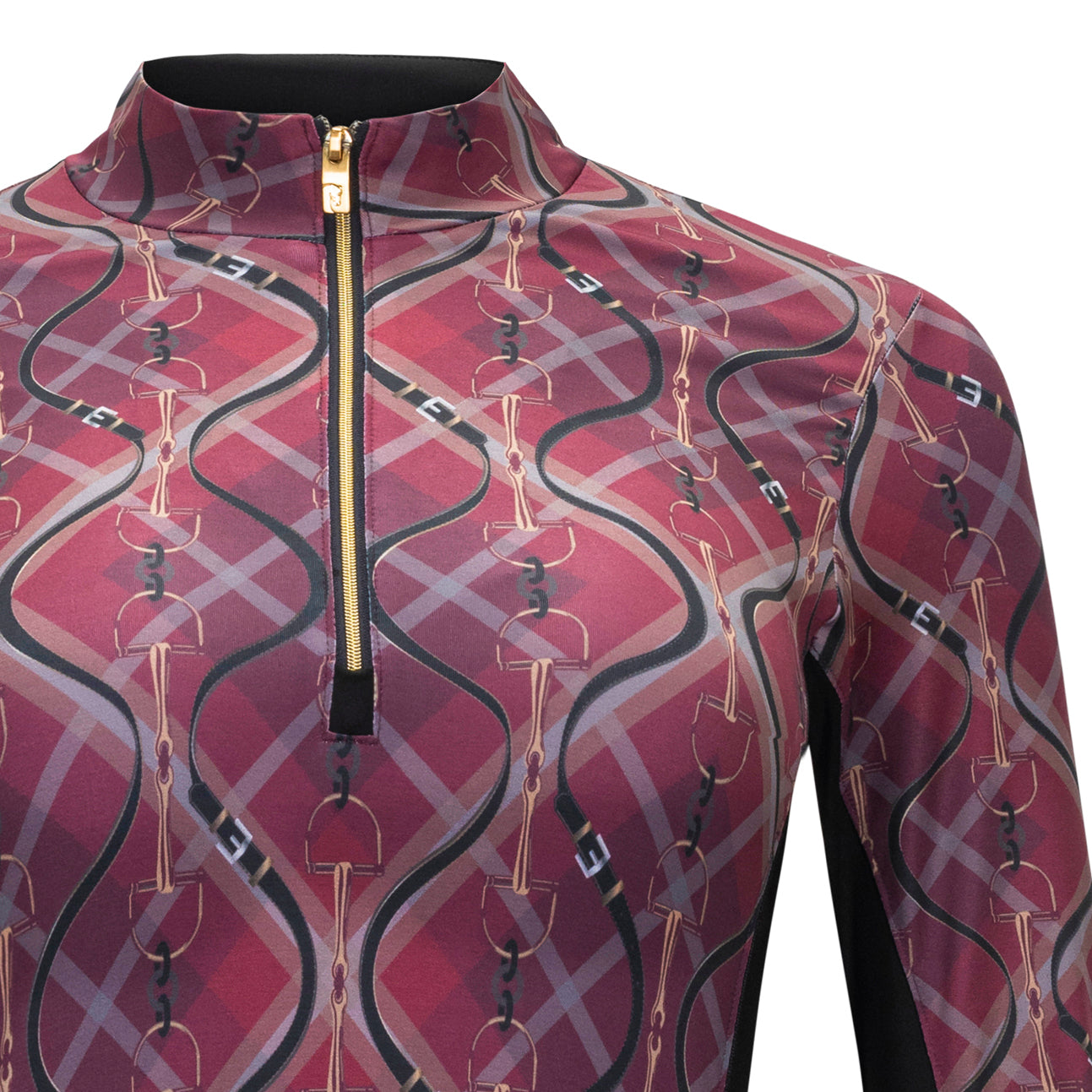Eq Plaid, Garnet Sun Shirt