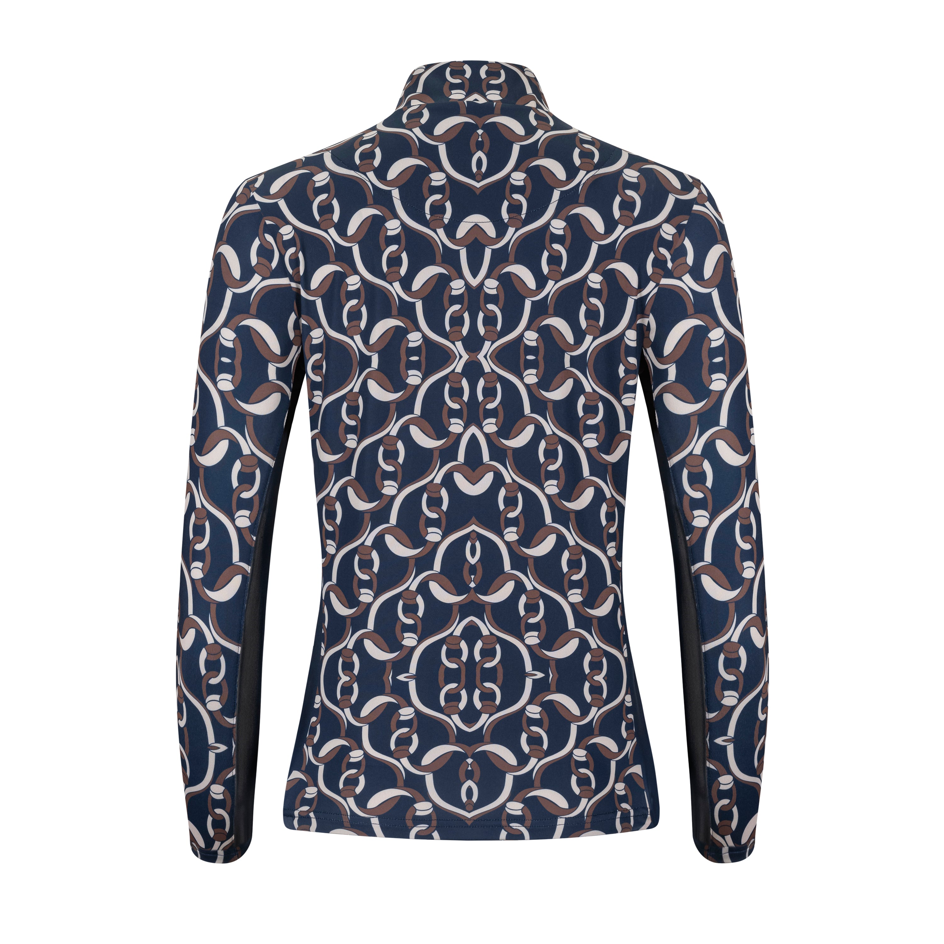 Buckles, Navy Sun Shirt w/Mesh
