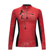 Spanish Walk, Red Sun Shirt w/Mesh