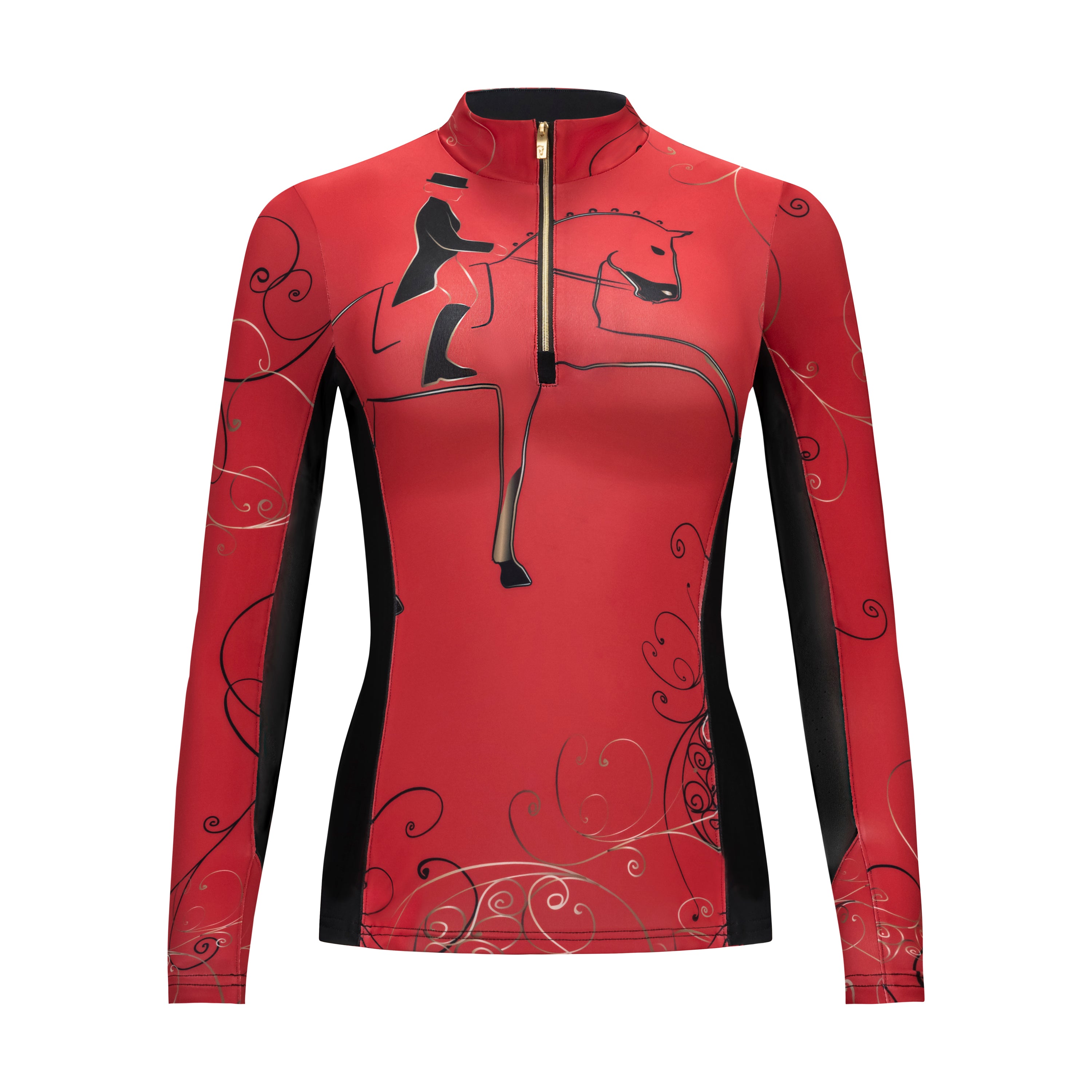 Spanish Walk, Red Sun Shirt w/Mesh