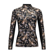 Pheasant Floral, Black Sun Shirt