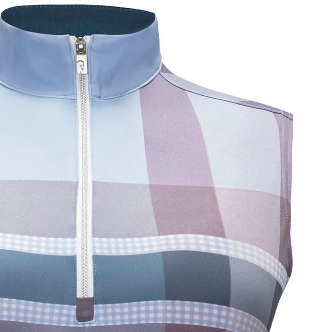 Simply Sleeveless Sun Shirt, Sporty Gingham