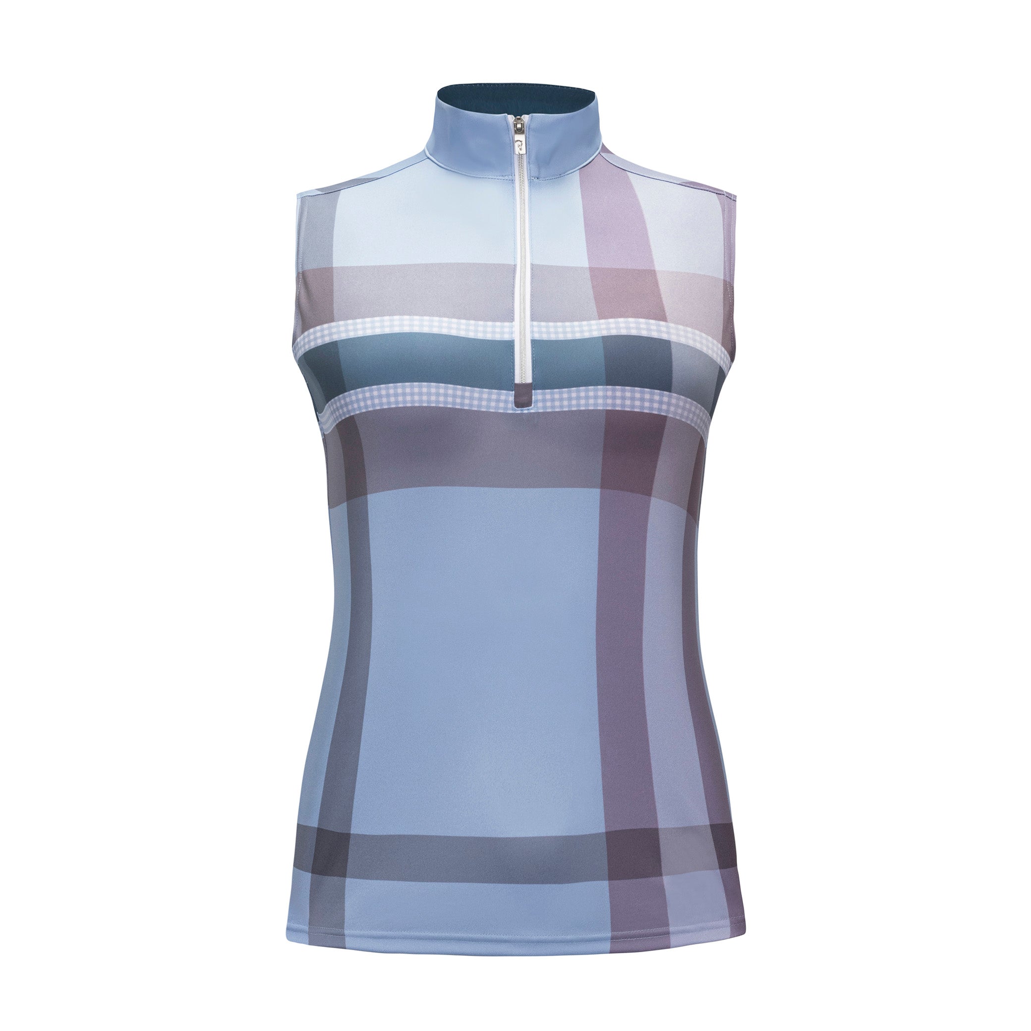 Simply Sleeveless Sun Shirt, Sporty Gingham