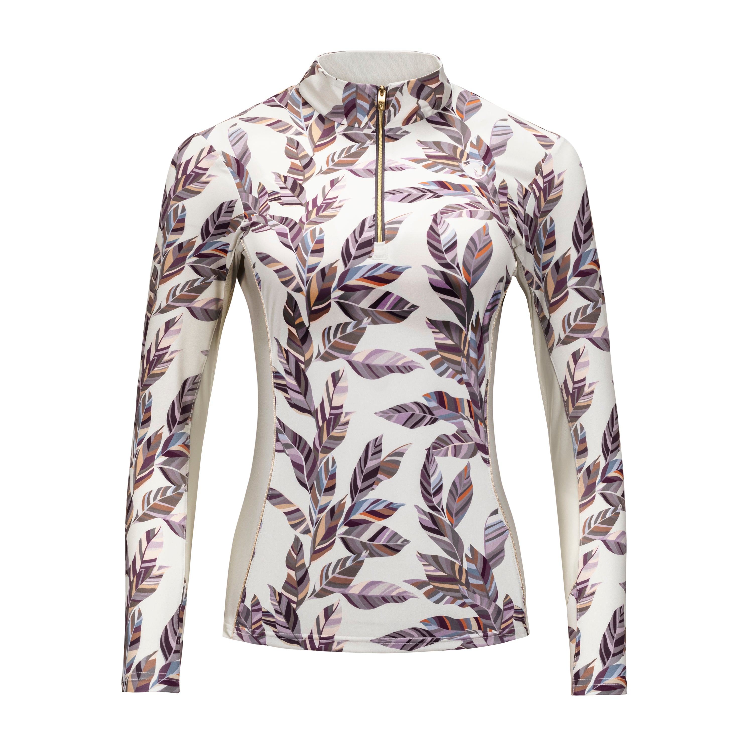 Feuilles Ivory Sun Shirt w/MESH