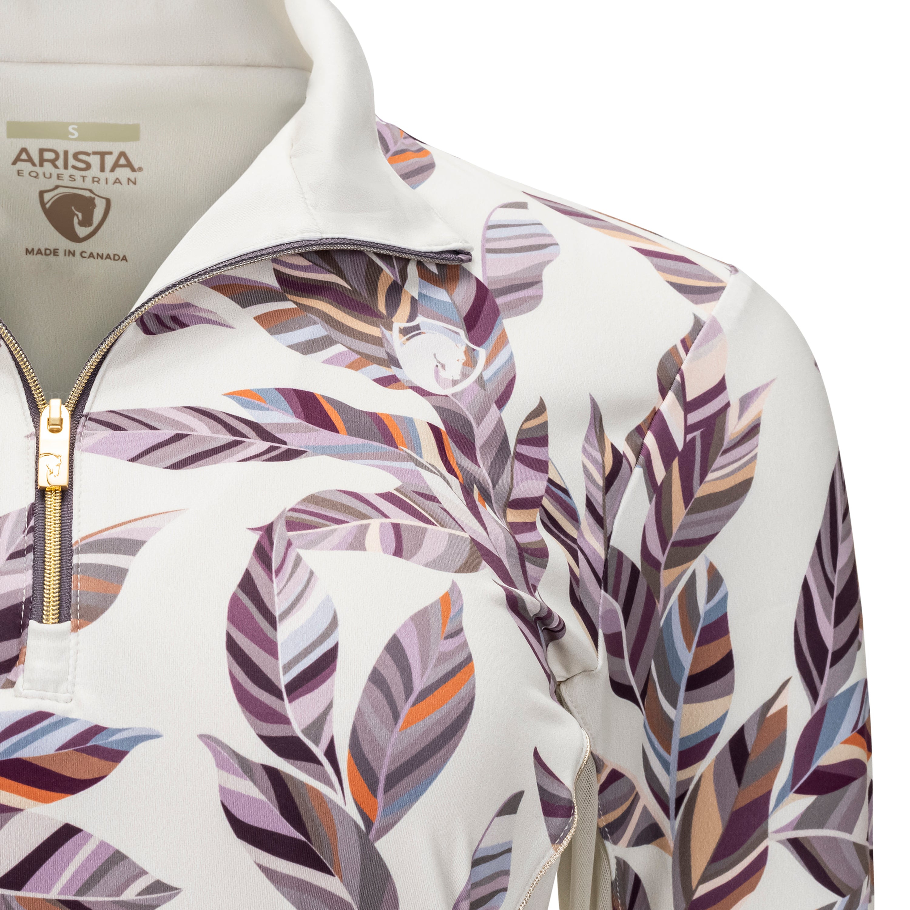 Feuilles Ivory Sun Shirt w/MESH