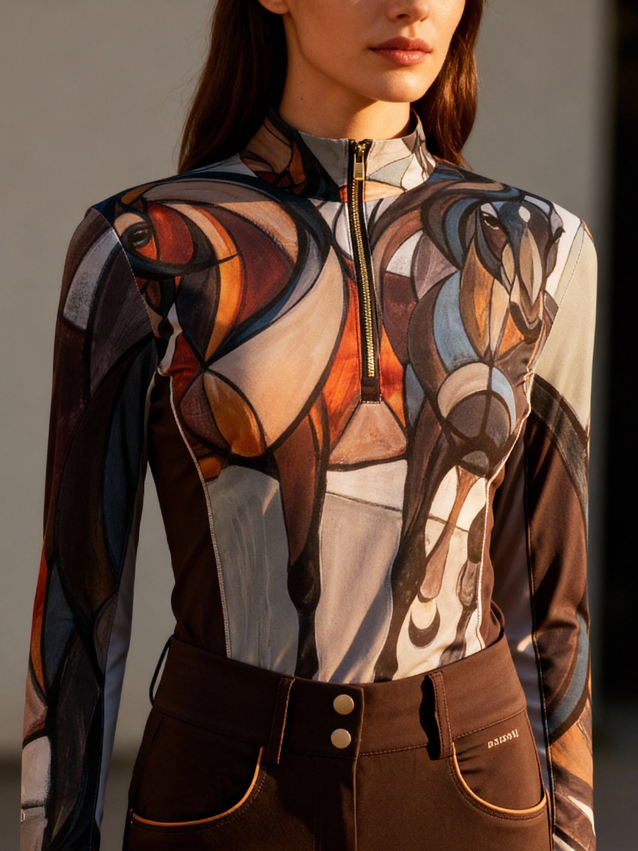 Elise Genest 'Quatre Saisons' Sun Shirt w/MESH