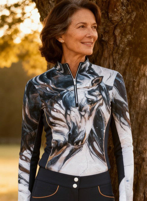 Elise Genest 'Le Poete' Sun Shirt with Mesh