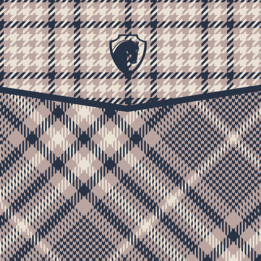 5th Avenue, Peony & Navy Sun Shirt w/Mesh