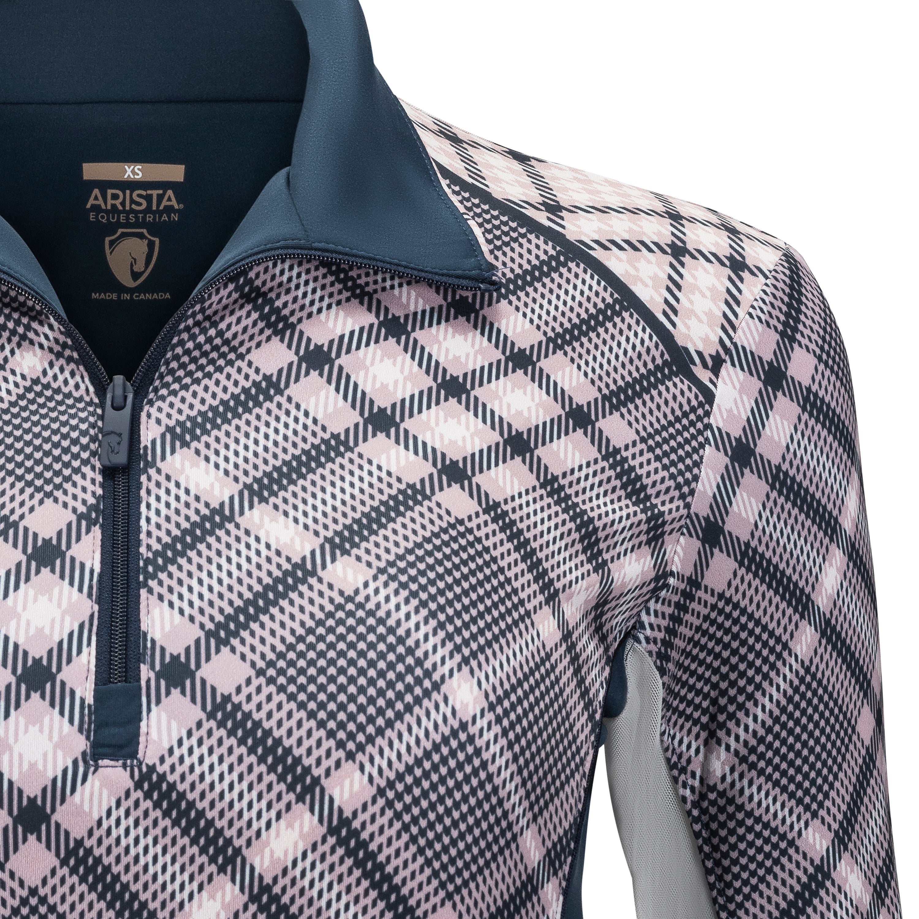 5th Avenue, Peony & Navy Sun Shirt w/Mesh