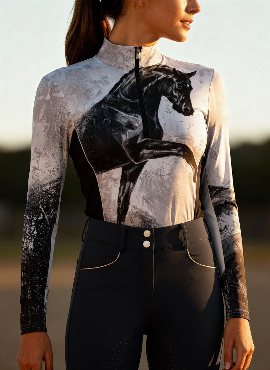 Elise Genest 'Totilas' Sun Shirt w/MESH