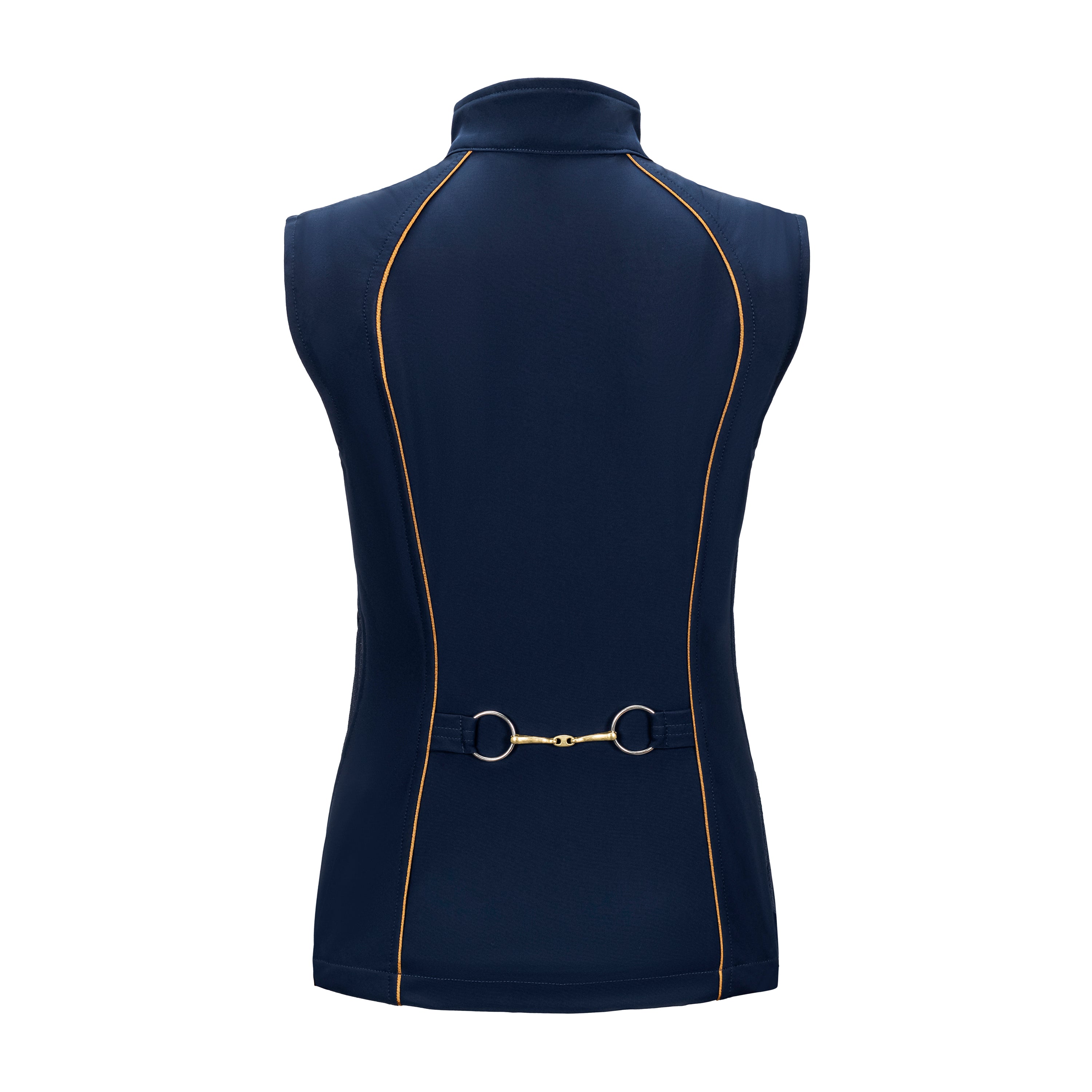 Iconic Bit Vest, Navy w/ Bronze