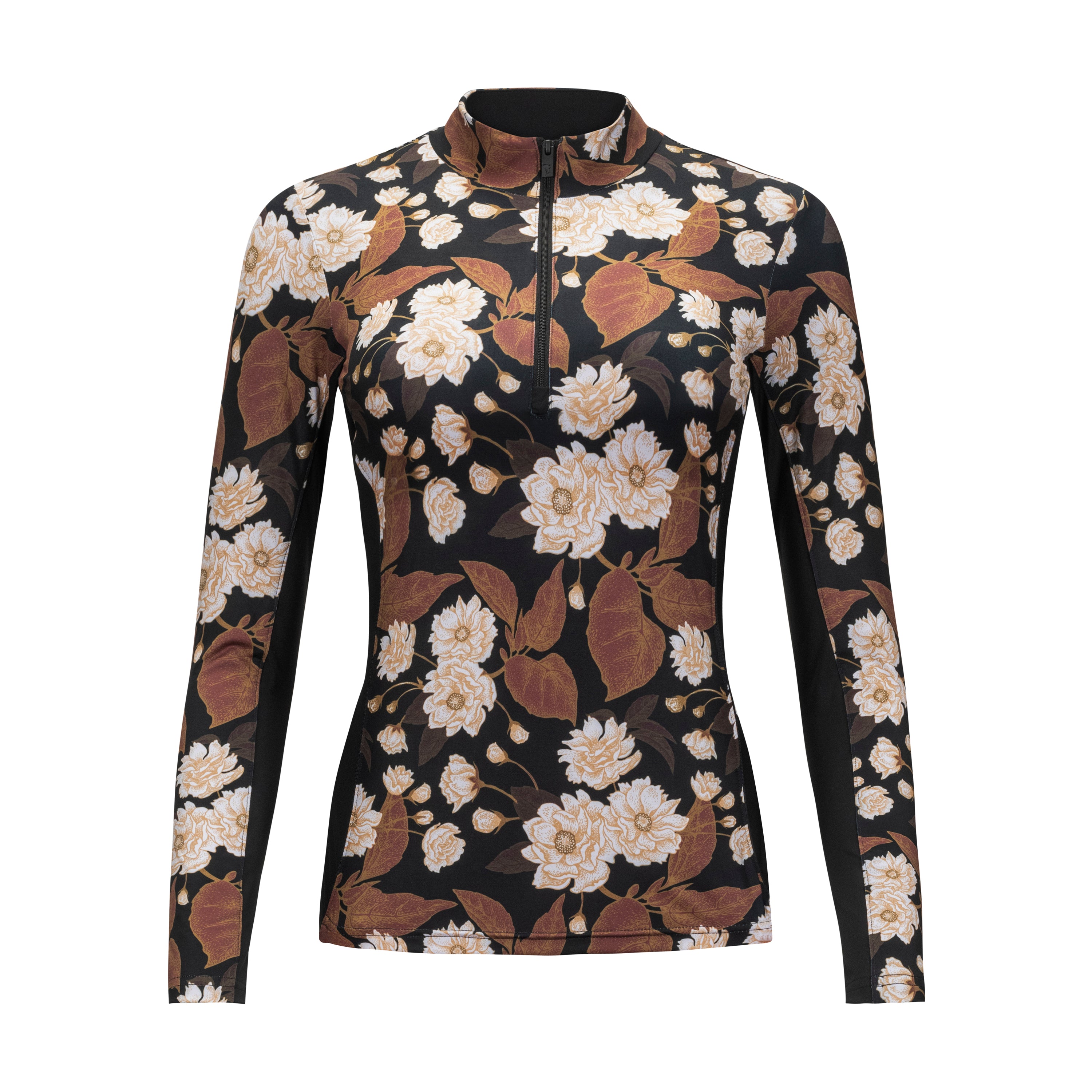 Akari ,Black Sun Shirt w/MESH