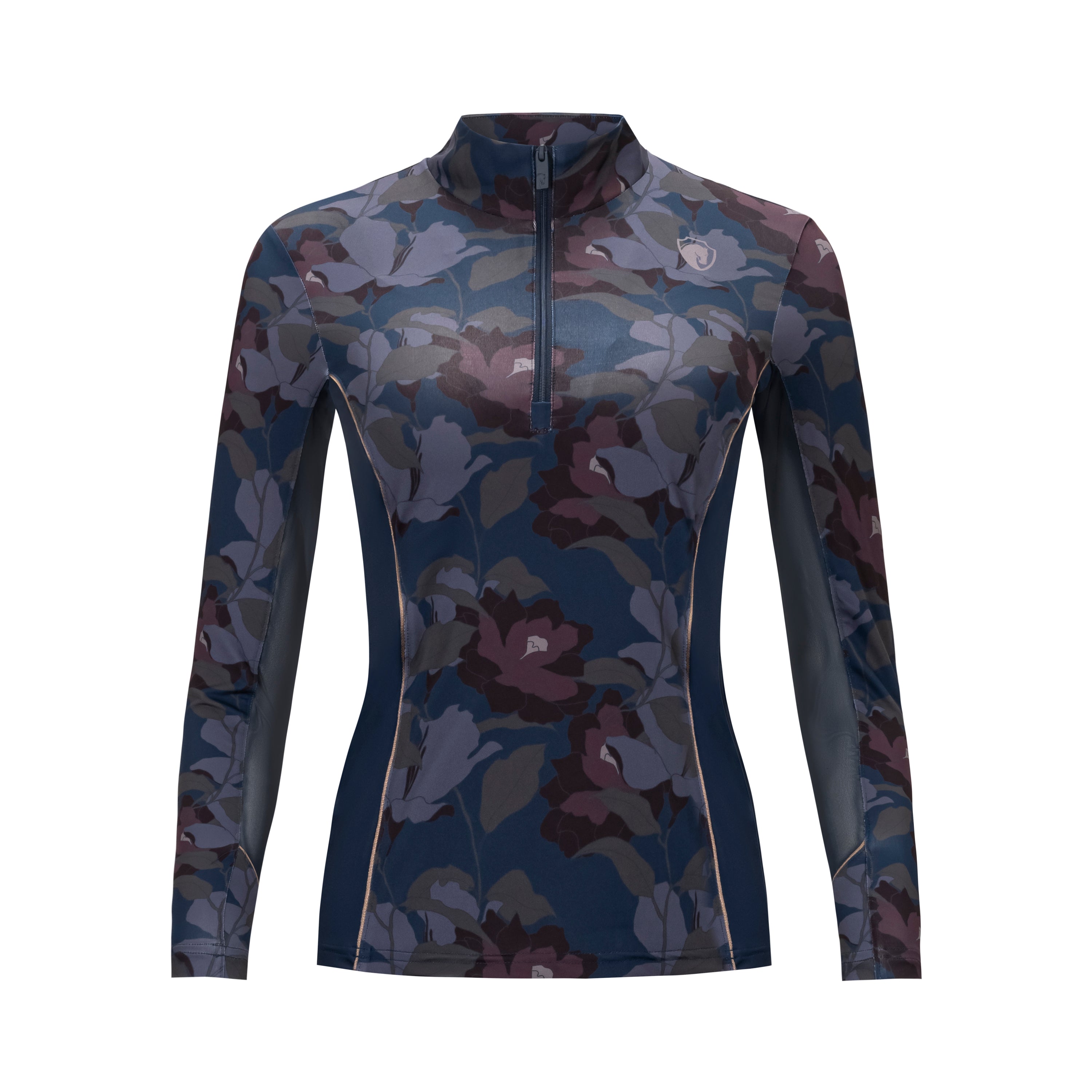 Belladonna, Navy Sun Shirt w/mesh