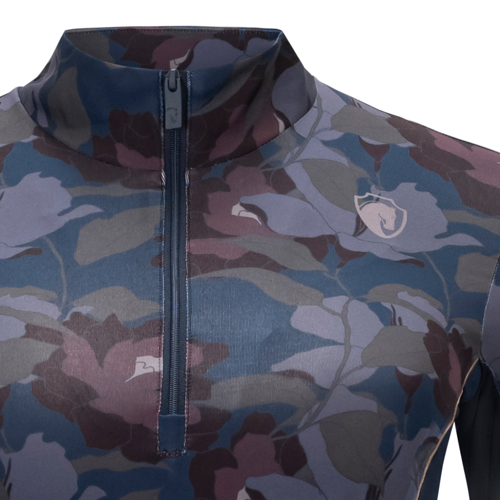 Belladonna, Navy Sun Shirt w/mesh