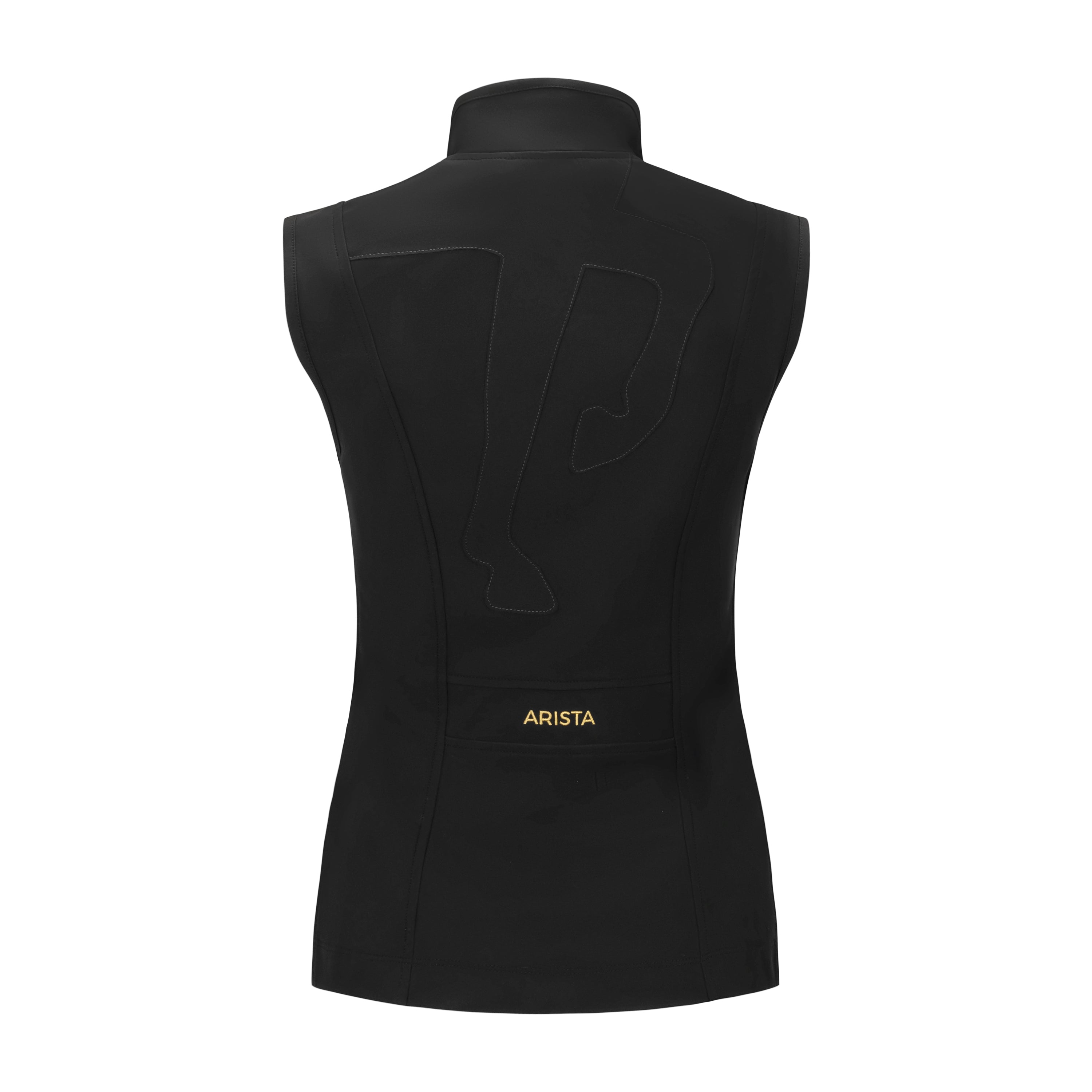 Dressage Silhouette Vest, Black
