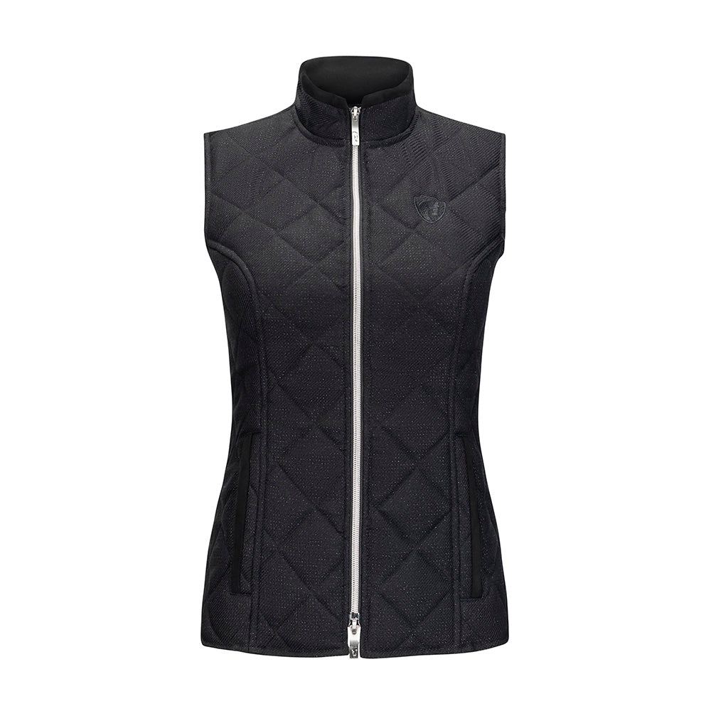Radiance Quilted Vest, Black