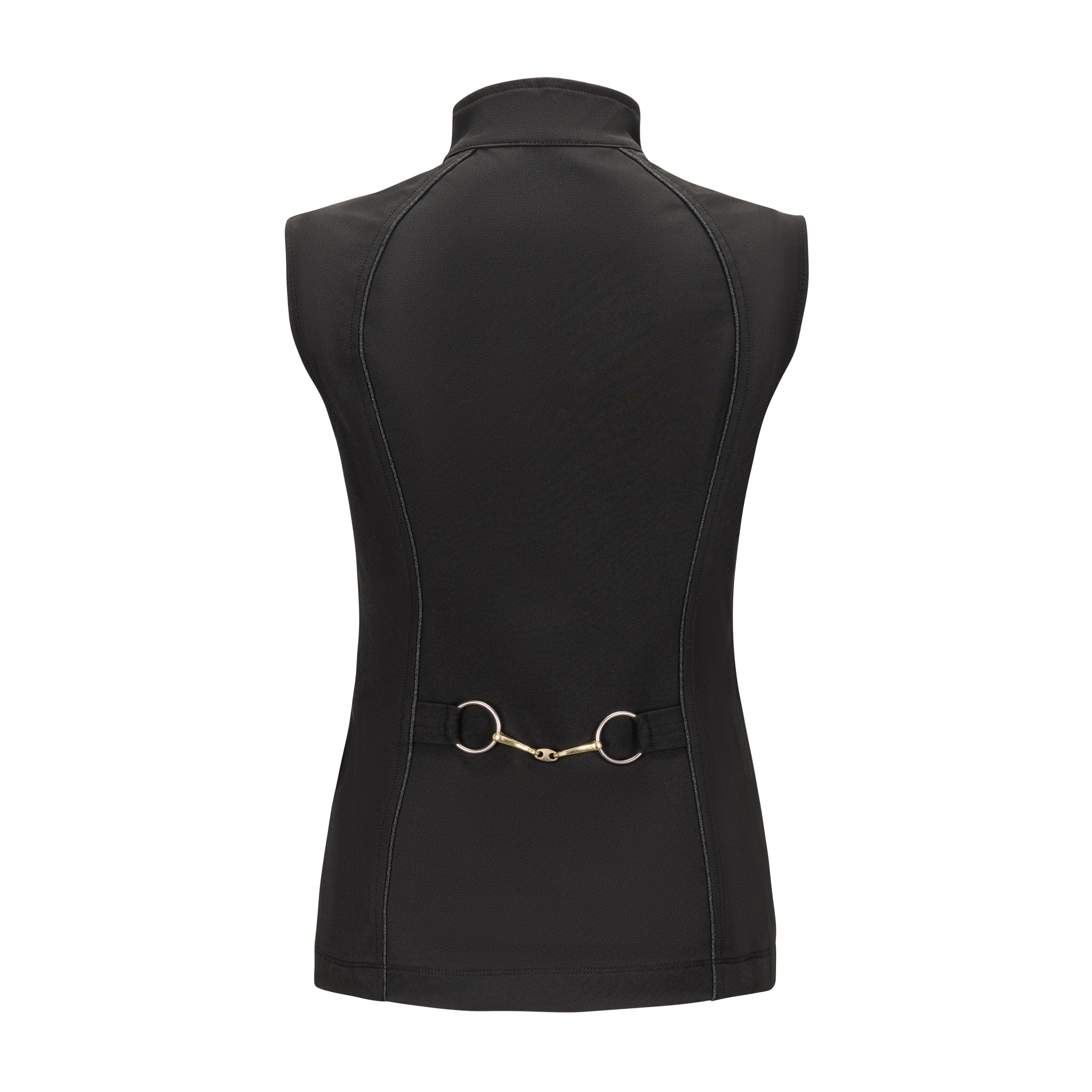 Iconic Bit Vest, Black w/Silver