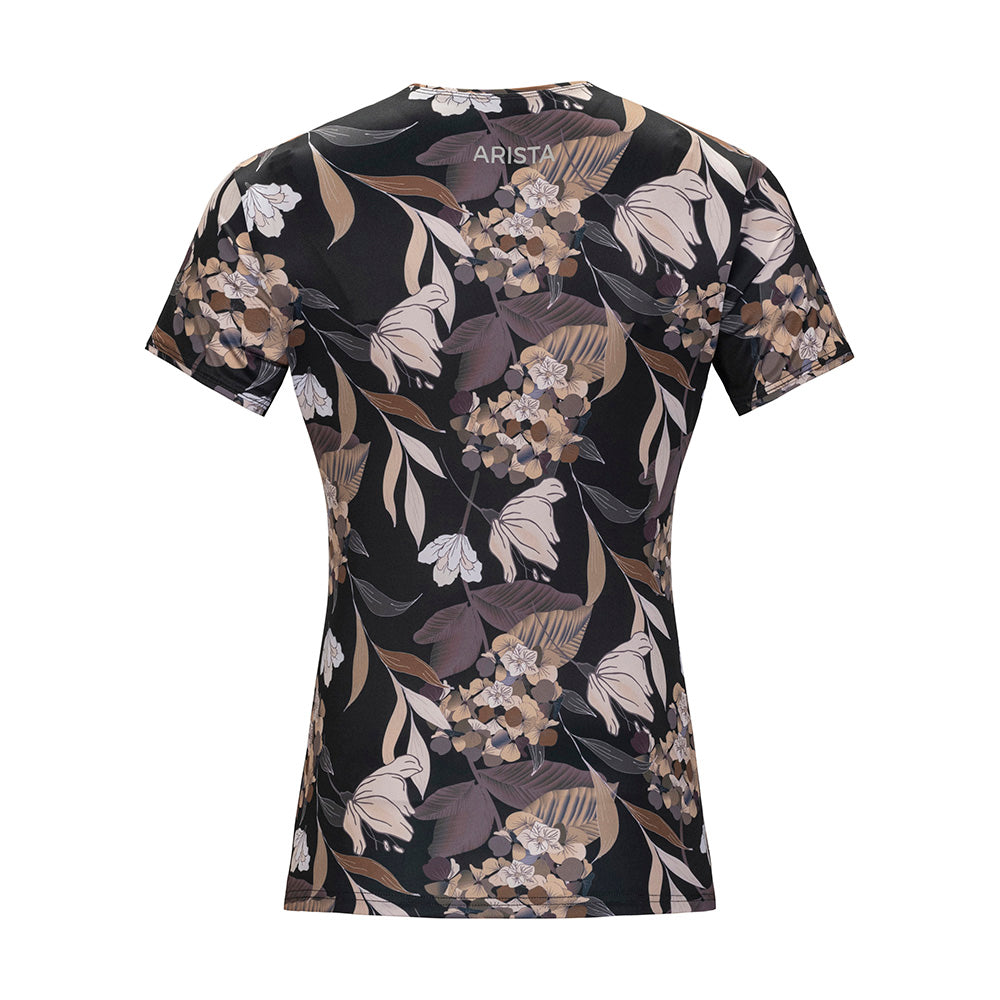 Sublime V-Tee, Black Hydrangea