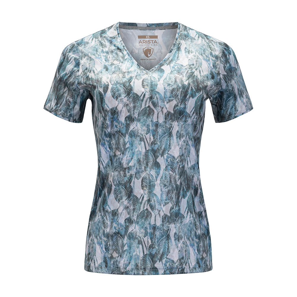 Sublime V-Tee, Leaves in Blue