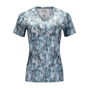 Sublime V-Tee, Leaves in Blue