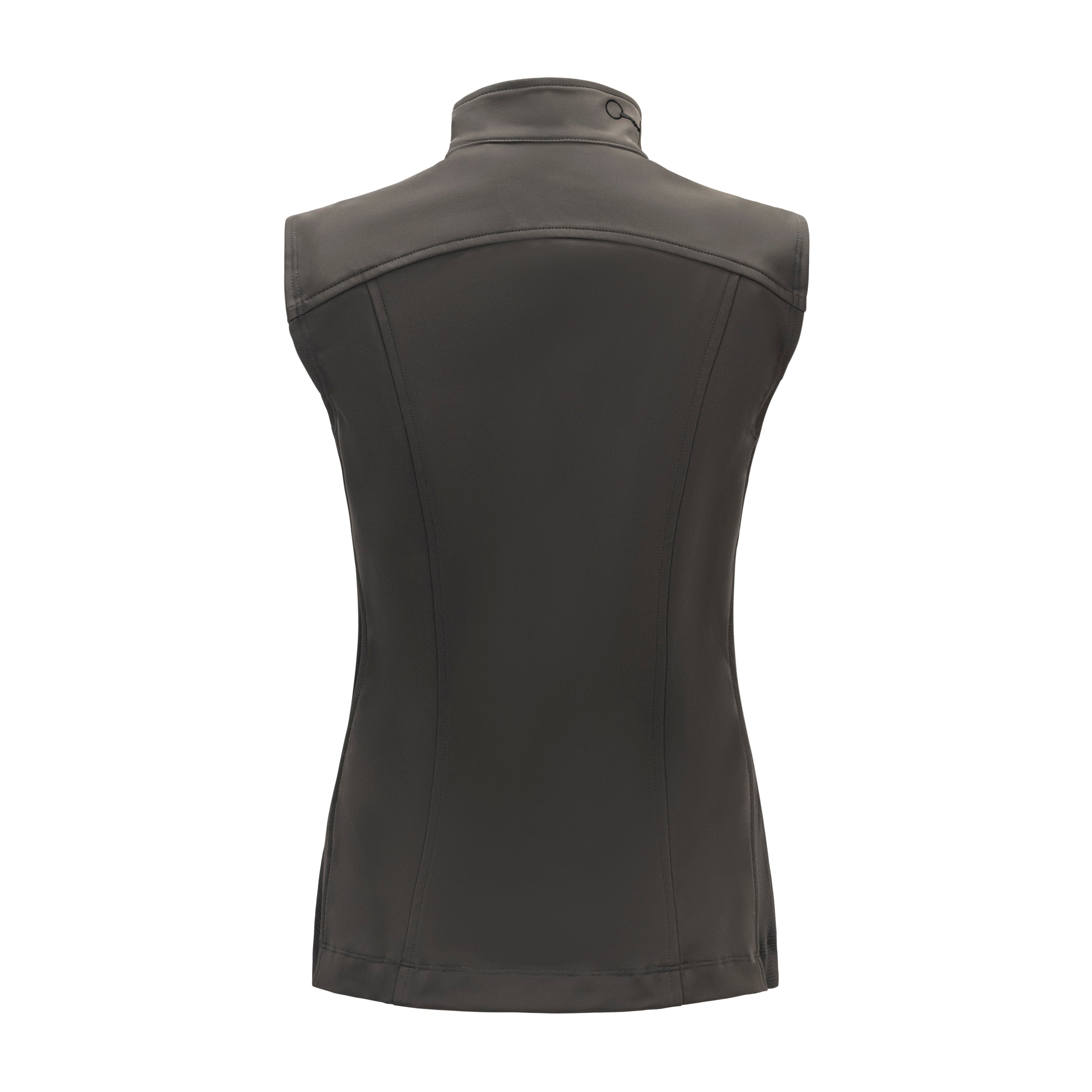 Modern 3 Bit Vest, Charcoal w/black