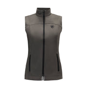Modern 3 Bit Vest, Charcoal w/black