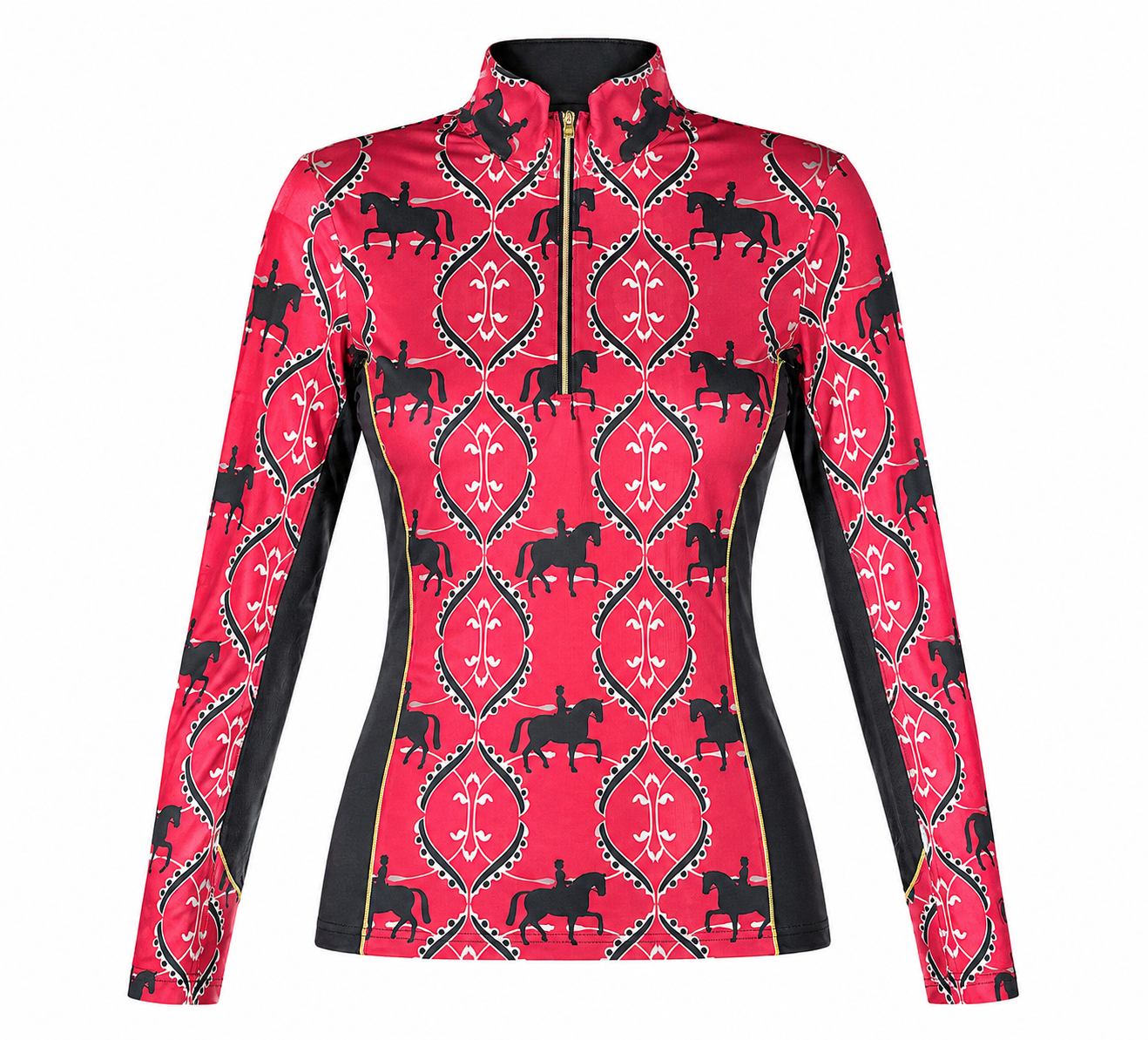 Filigree, Red Sun Shirt with mesh