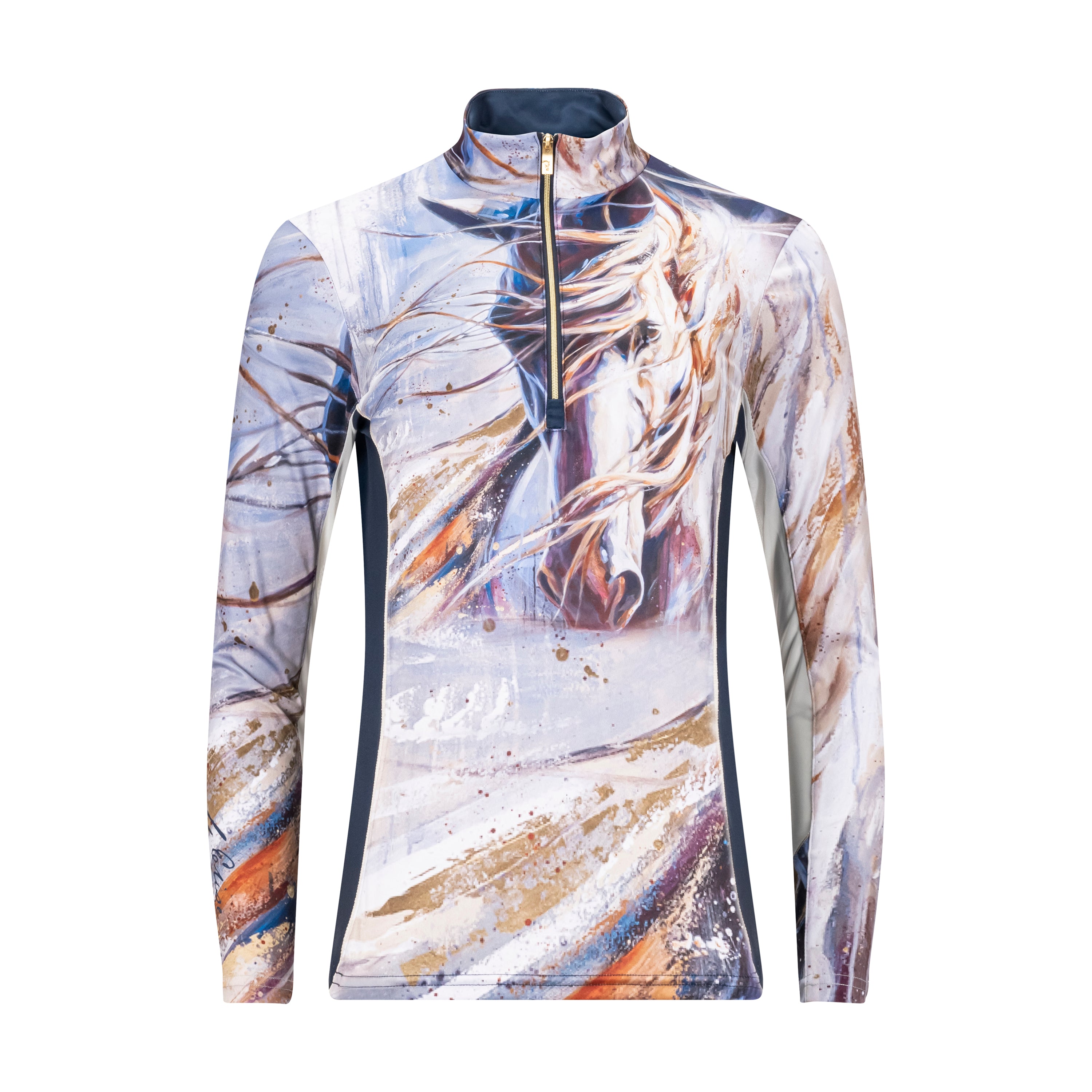 Elise Genest 'Sunset (Tangled Thoughts)' Sun Shirt w/ Mesh