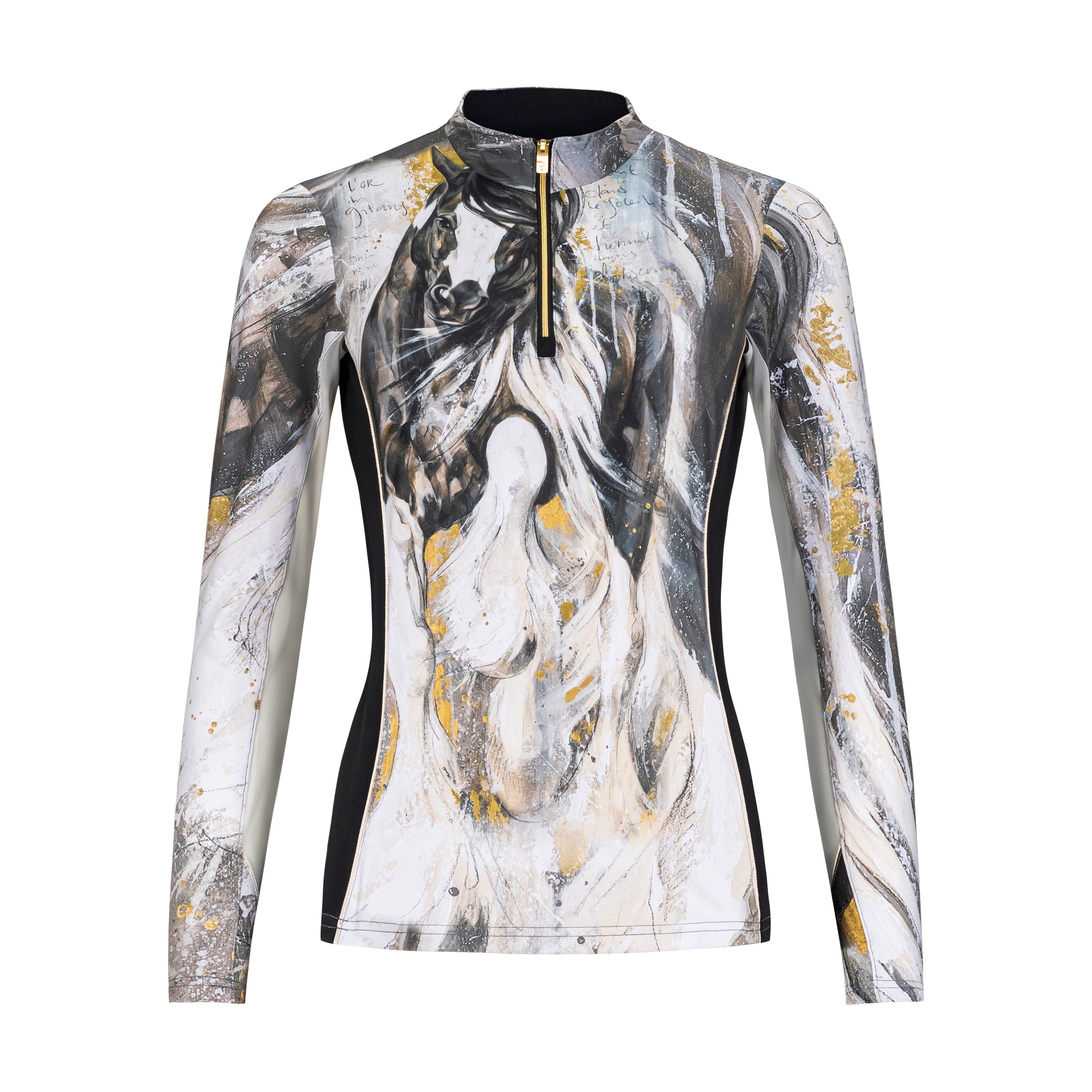 Elise Genest 'L'or des Gitans' Sun Shirt w/ Mesh