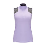 Midsummer Mesh Sleeveless Sun Shirt, Purple Heather & Paisley