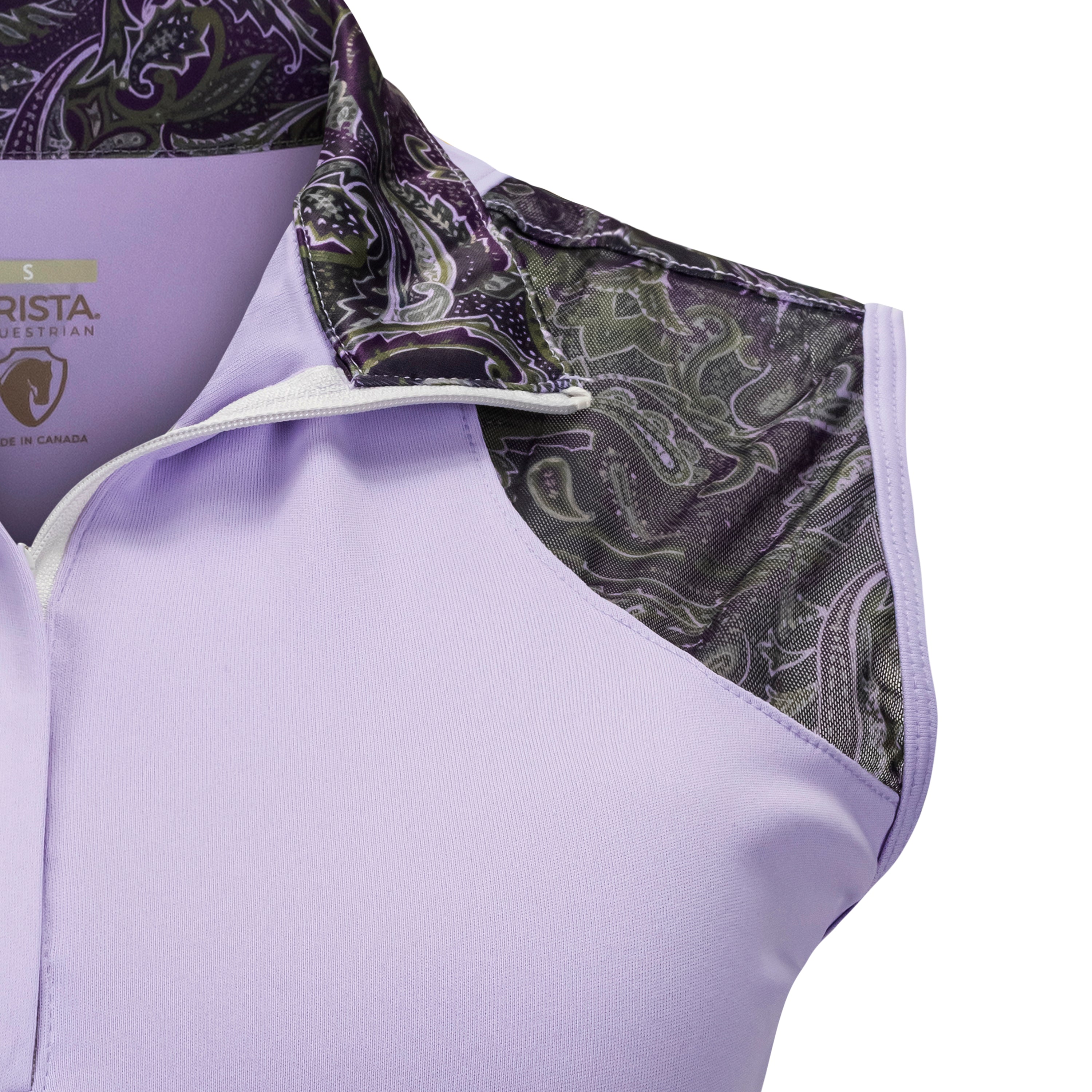 Midsummer Mesh Sleeveless Sun Shirt, Purple Heather & Paisley