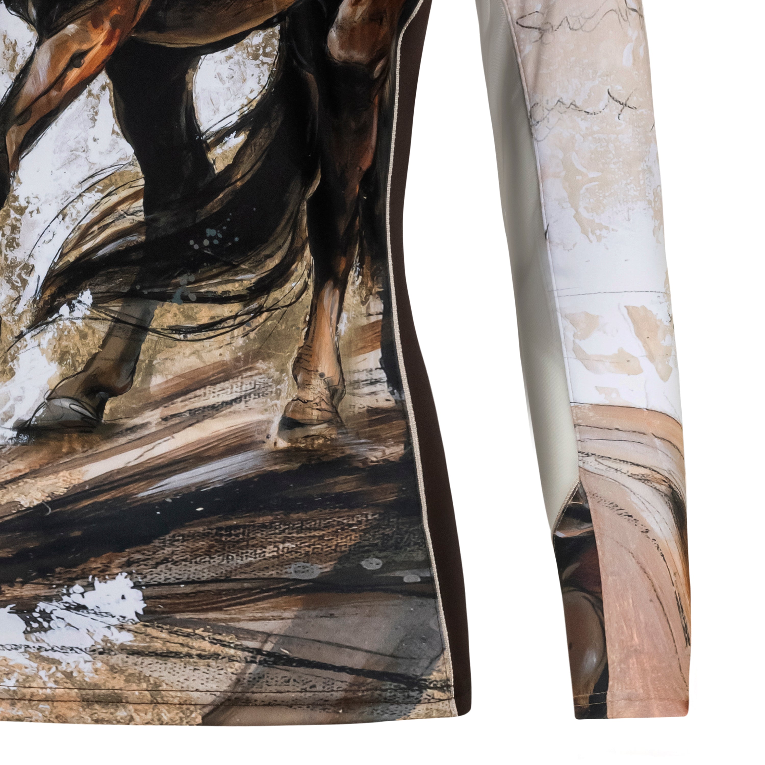 Elise Genest 'Je Veux Tout' Sun Shirt w/ Mesh