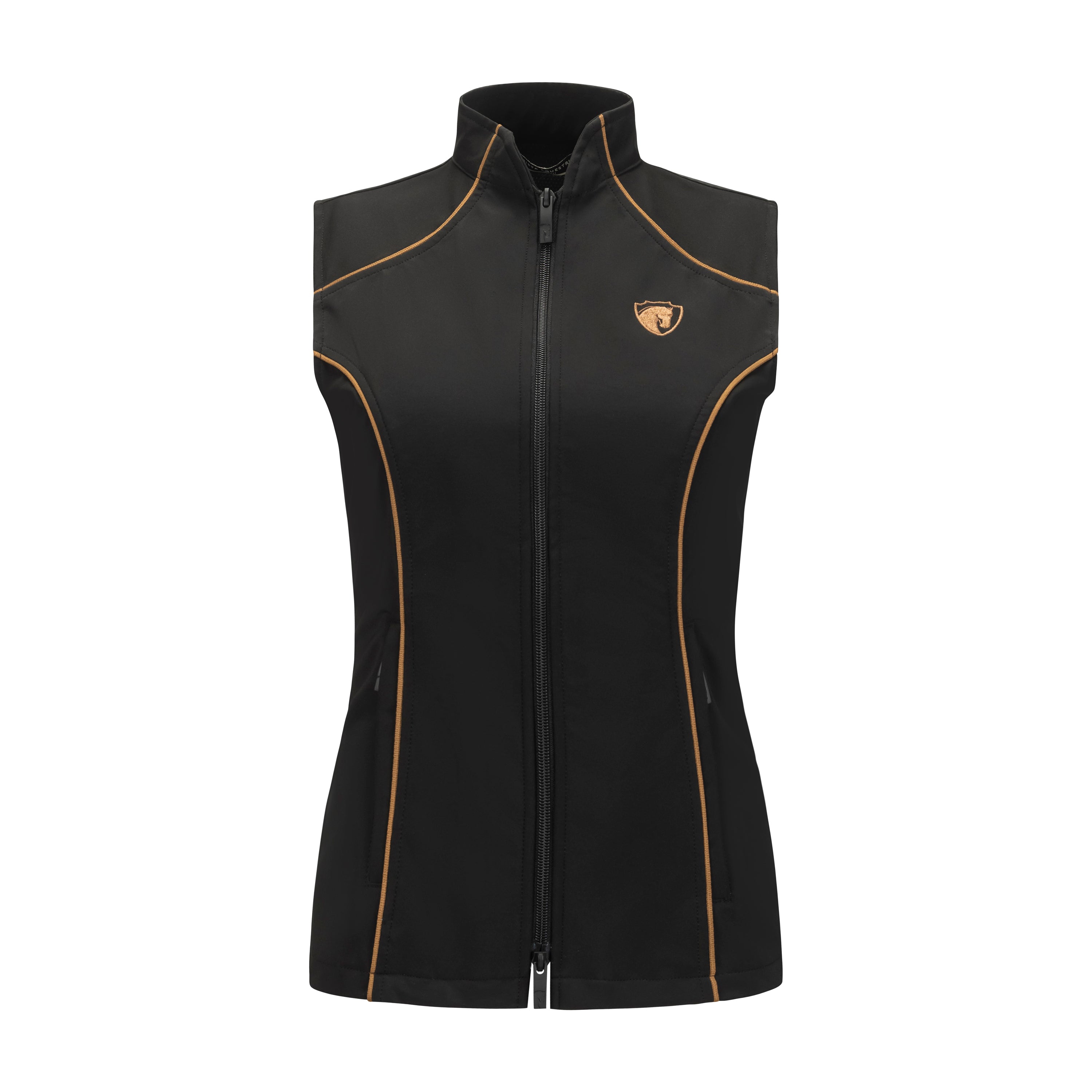 Iconic Bit Vest, Black w/ Bronze
