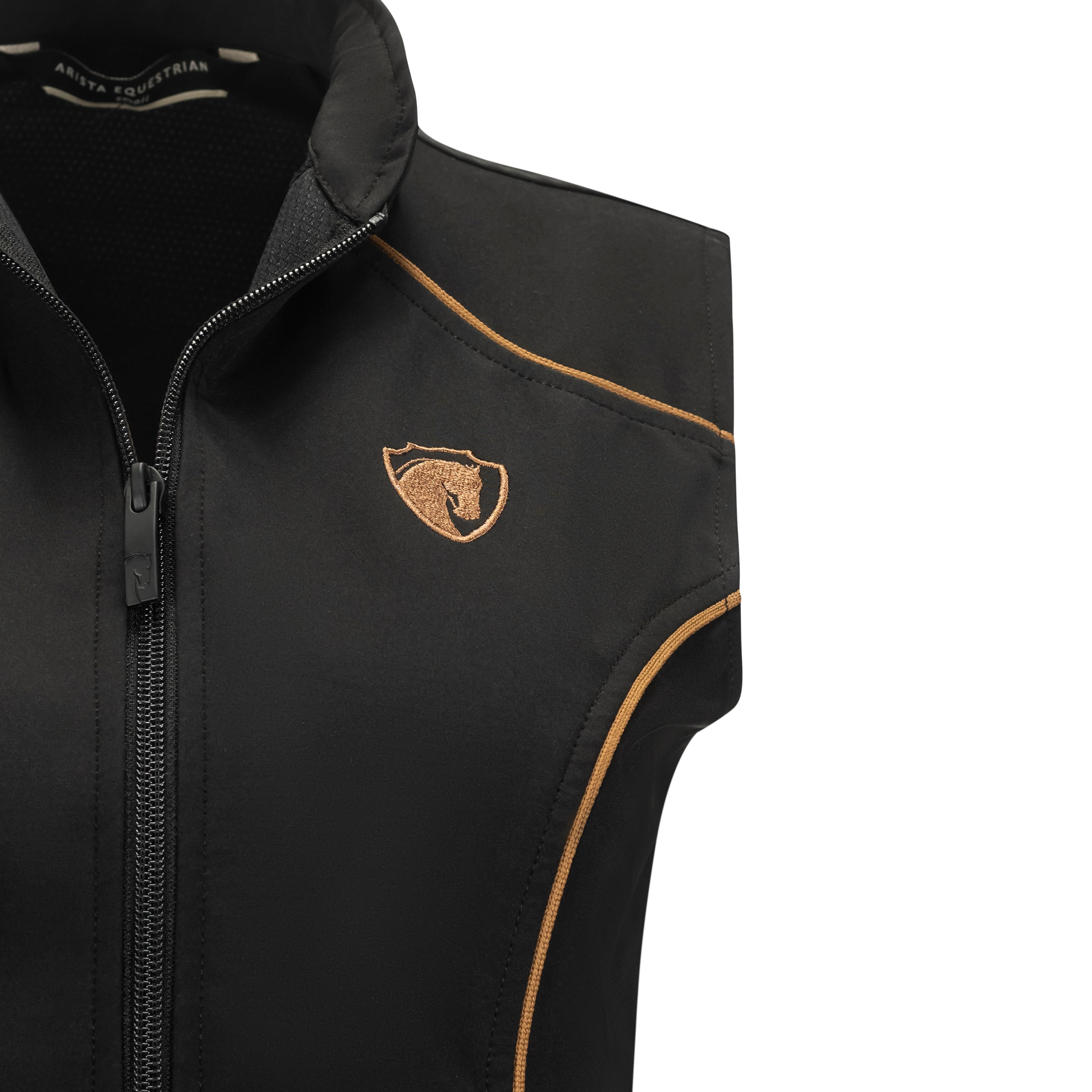 Iconic Bit Vest, Black w/ Bronze