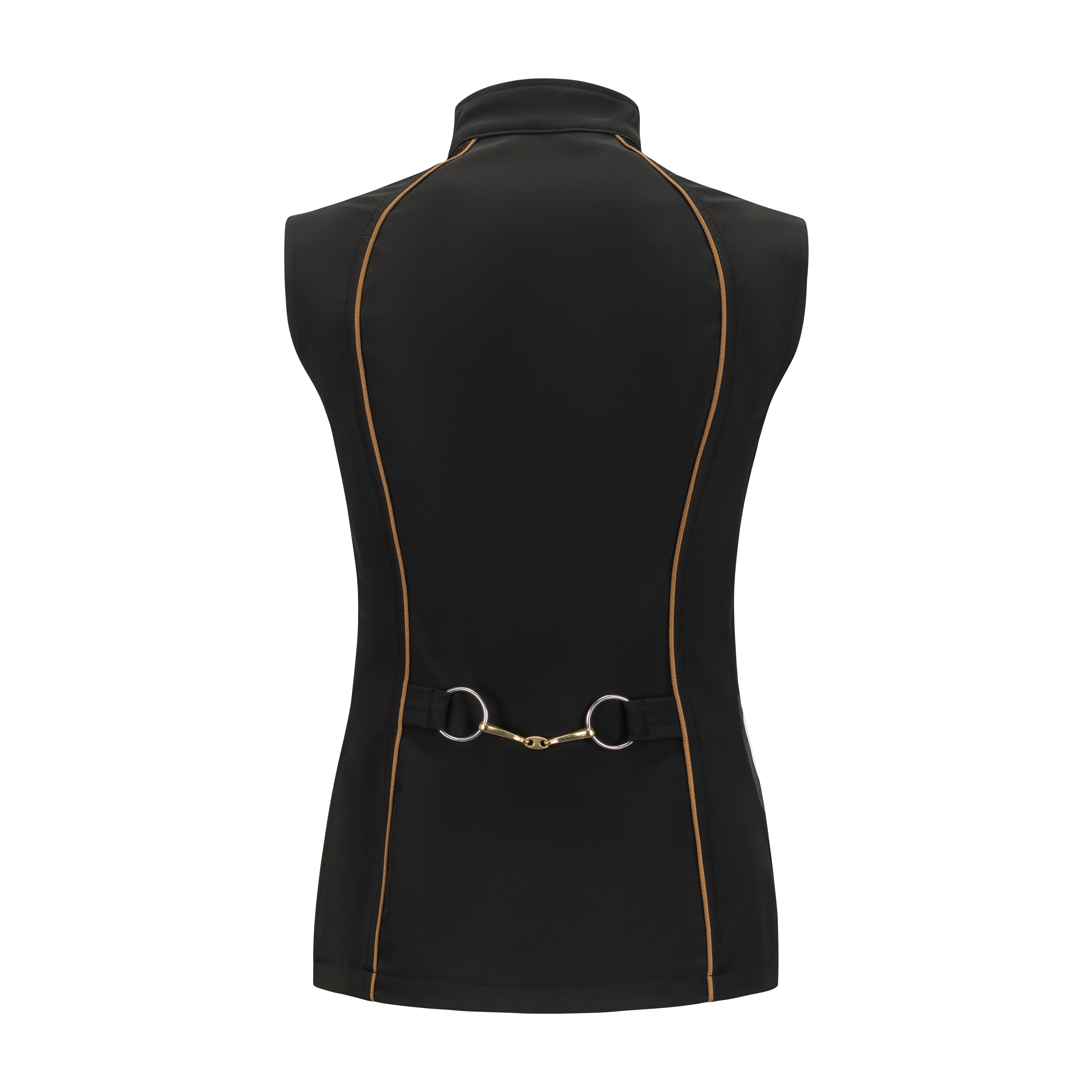 Iconic Bit Vest, Black w/ Bronze
